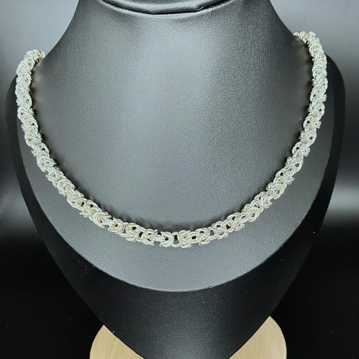 Sterling Silver Byzantine Necklace - Image 2