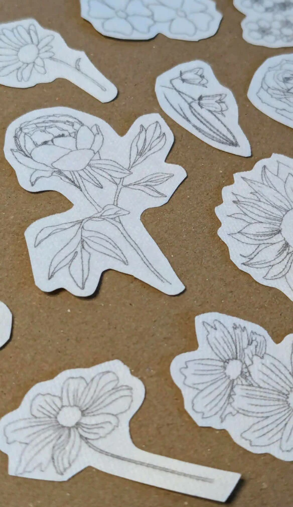 Stick & Stitch Dissolvable Embroidery Designs - Garden Flora - Image 2