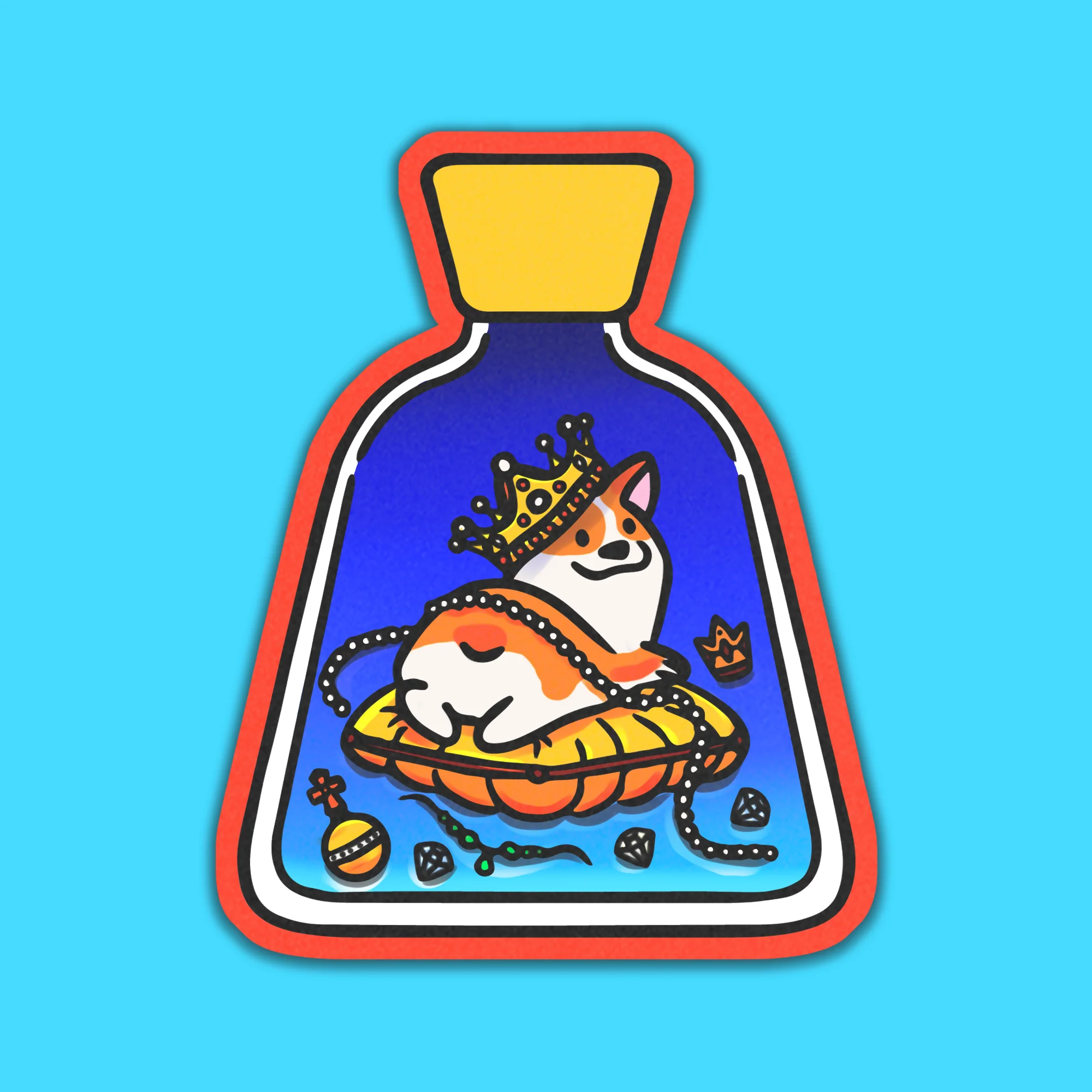 Sticker - Corgi