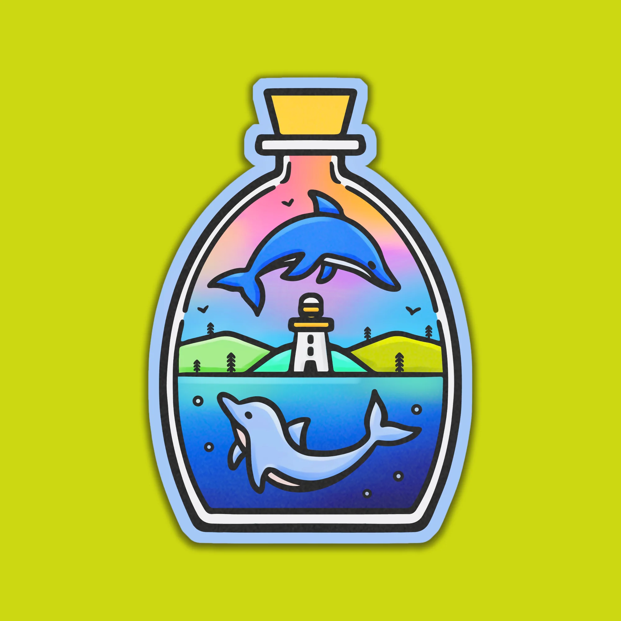 Sticker - Dolphin