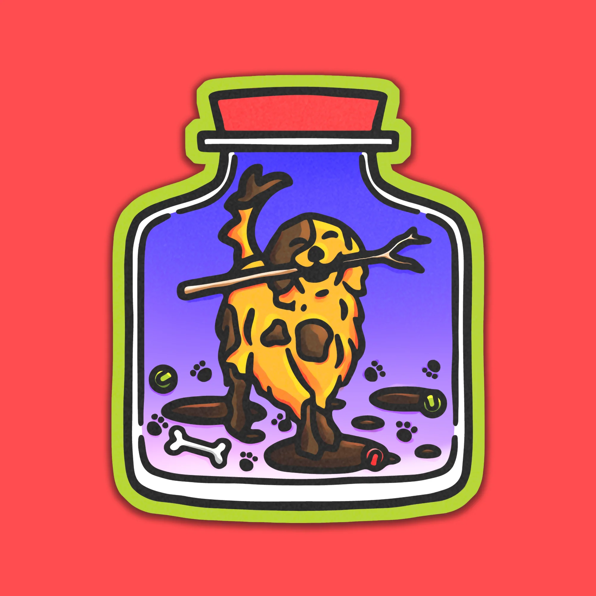 Sticker - Golden Retriever