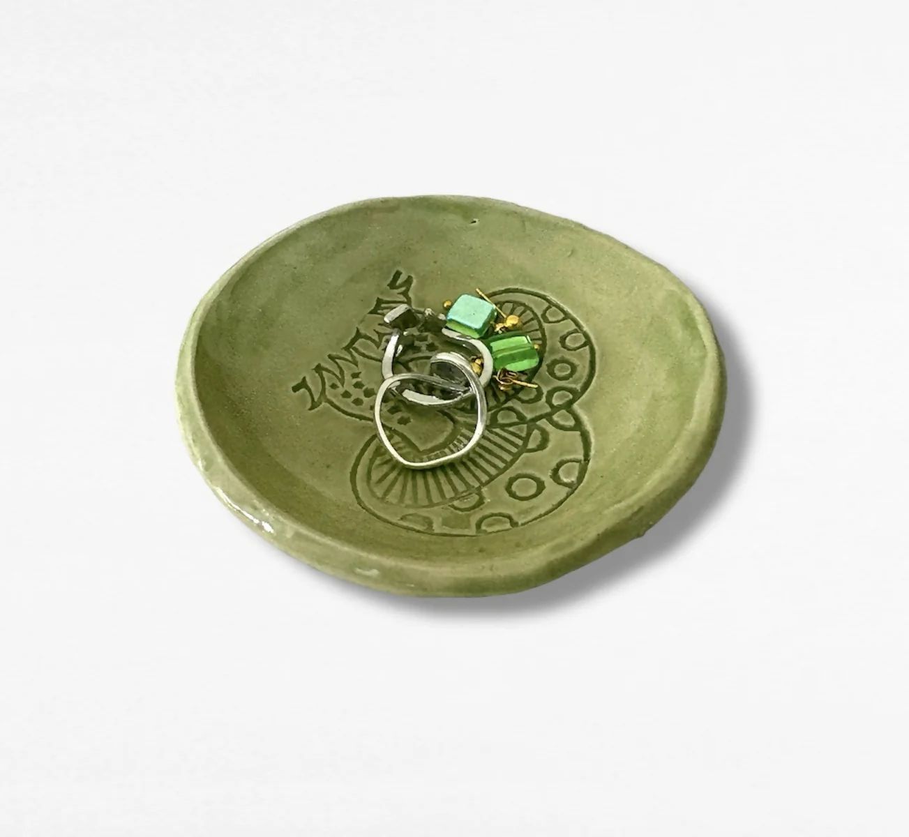 Stoneware Trinket Dish - 9cm - Image 5