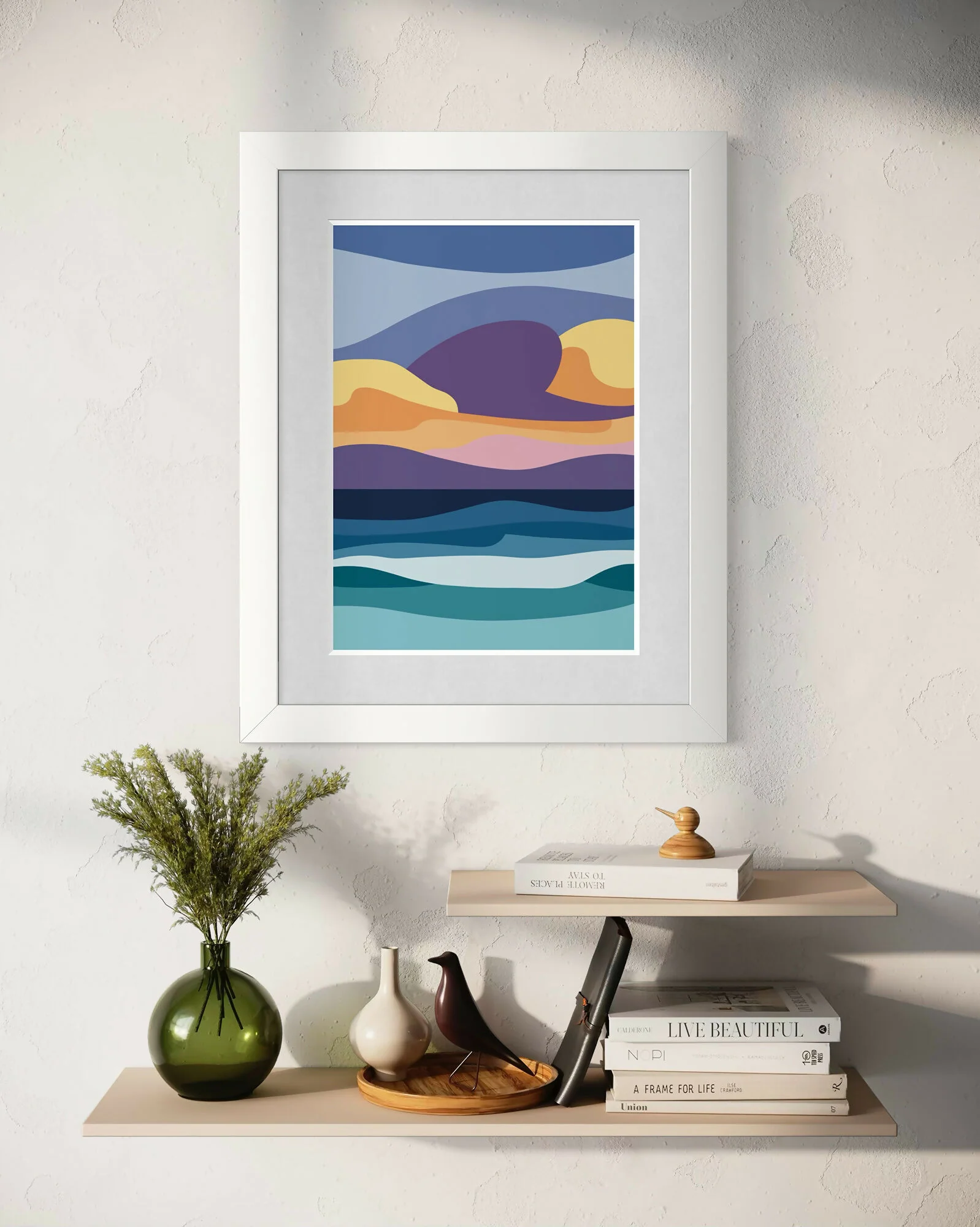Storm Clouds Over The Sea A4 Print - Image 2