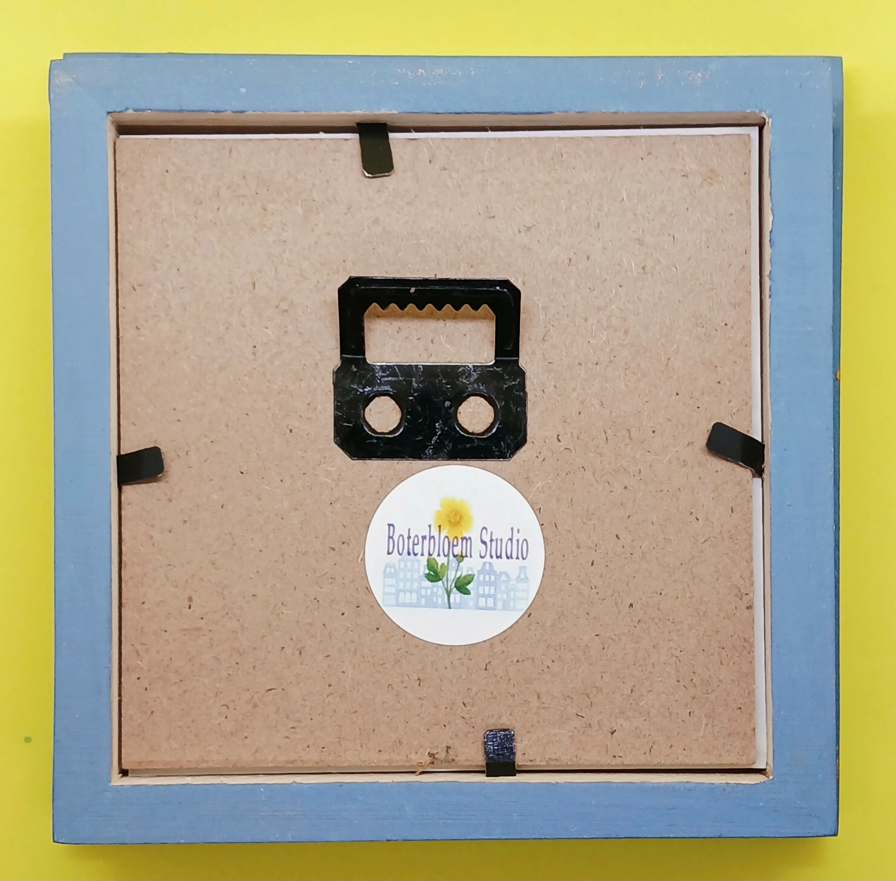 Sunflower Small Box Frame Clay Tile - Image 4