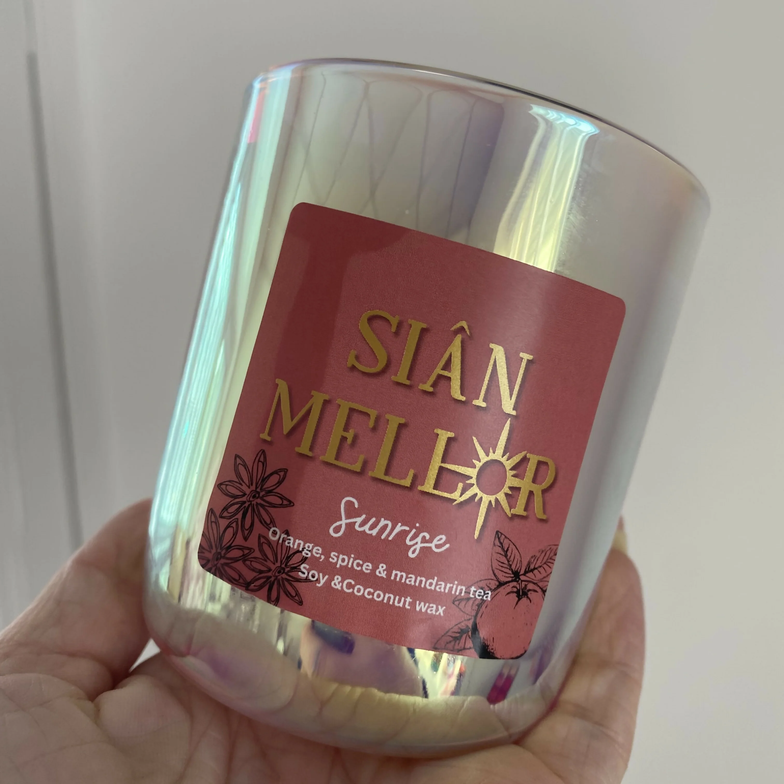 Sunrise Iridescent Candle