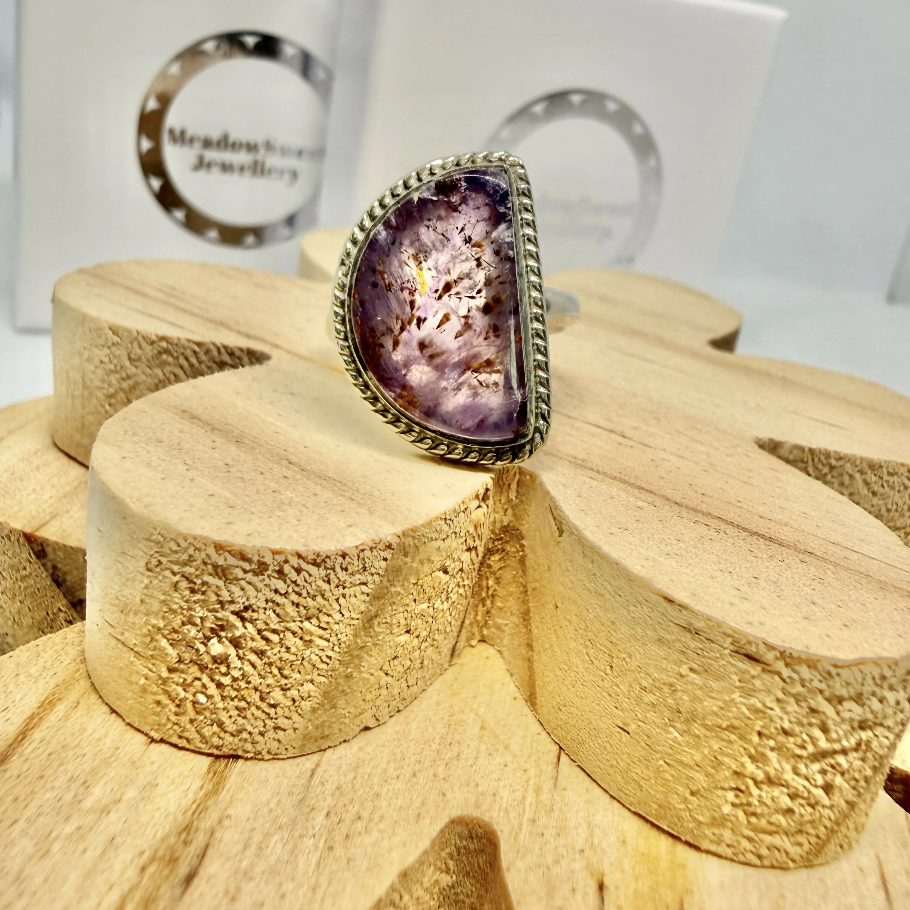 SUPER SEVEN CRESCENT RING SIZE N