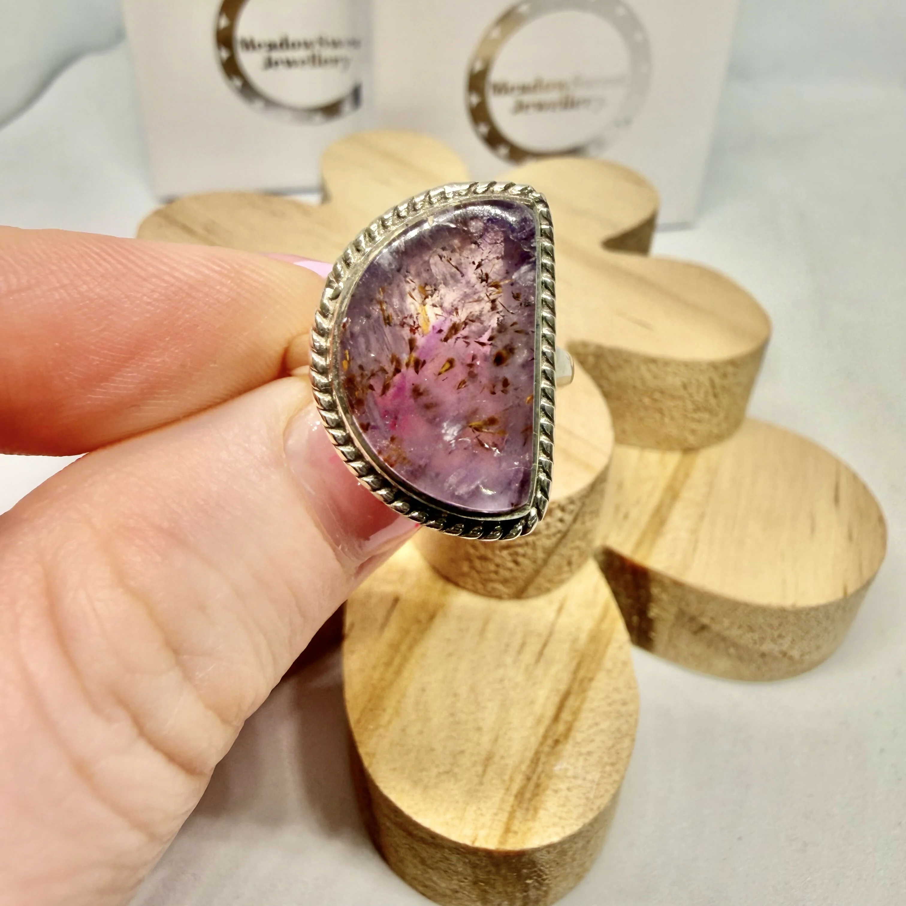 SUPER SEVEN CRESCENT RING SIZE N - Image 2