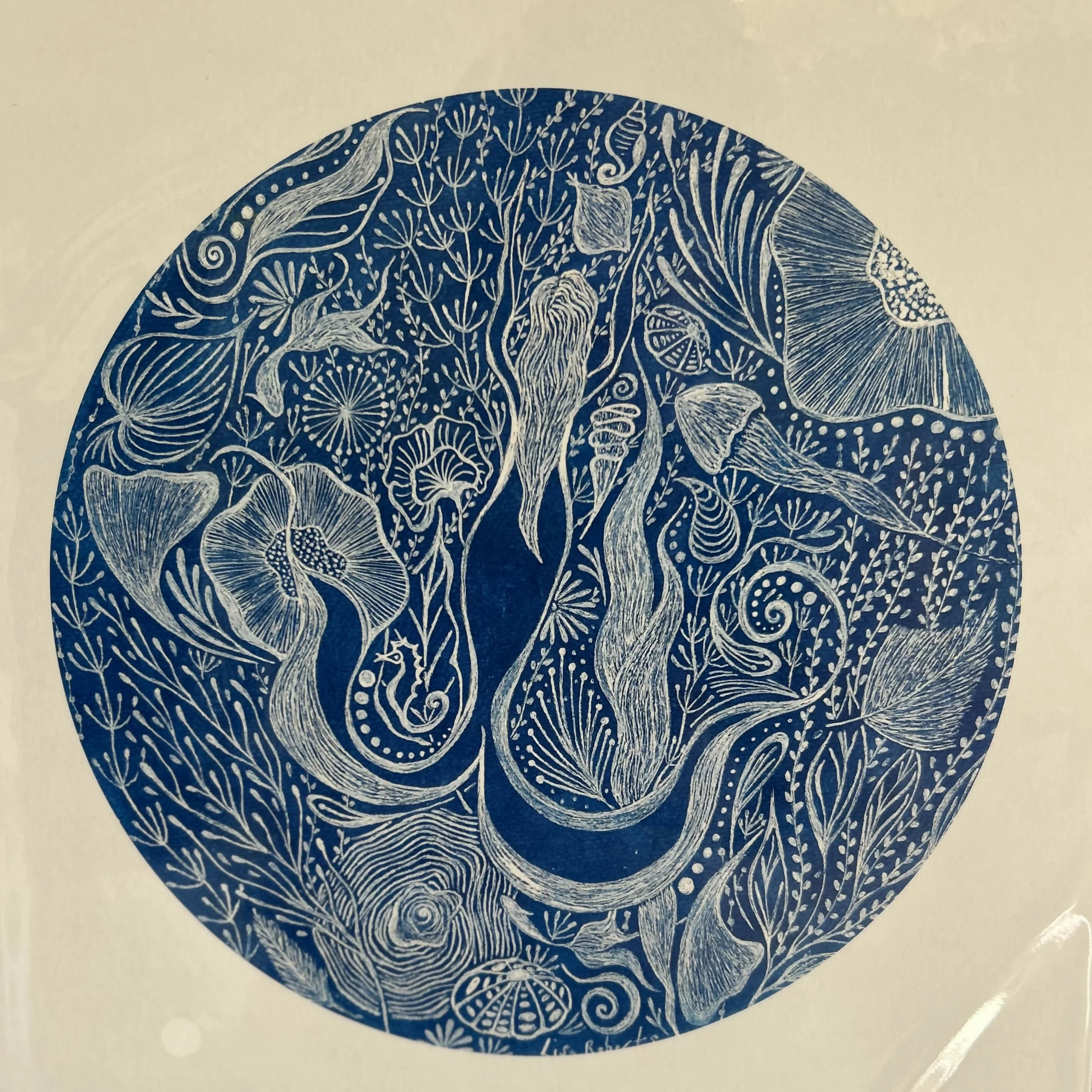 SWIMMING WITH MERMAIDS A4 Signed Print
