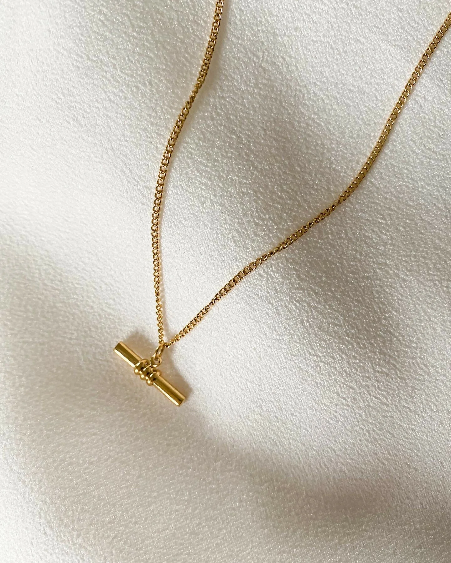 T-Bar Pendant Necklace