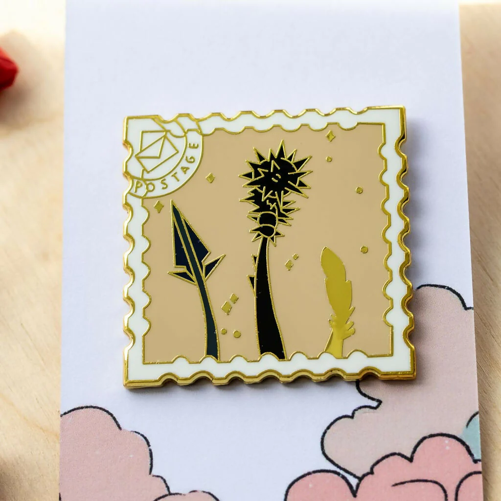 Tails of the Sky Enamel Pin - Image 3