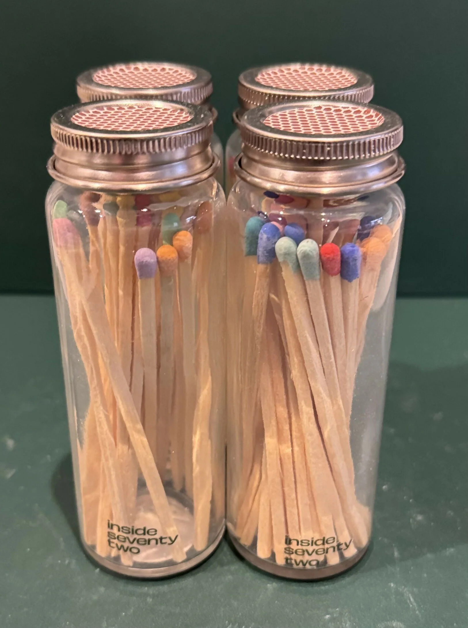 Tall Glass Match Bottle