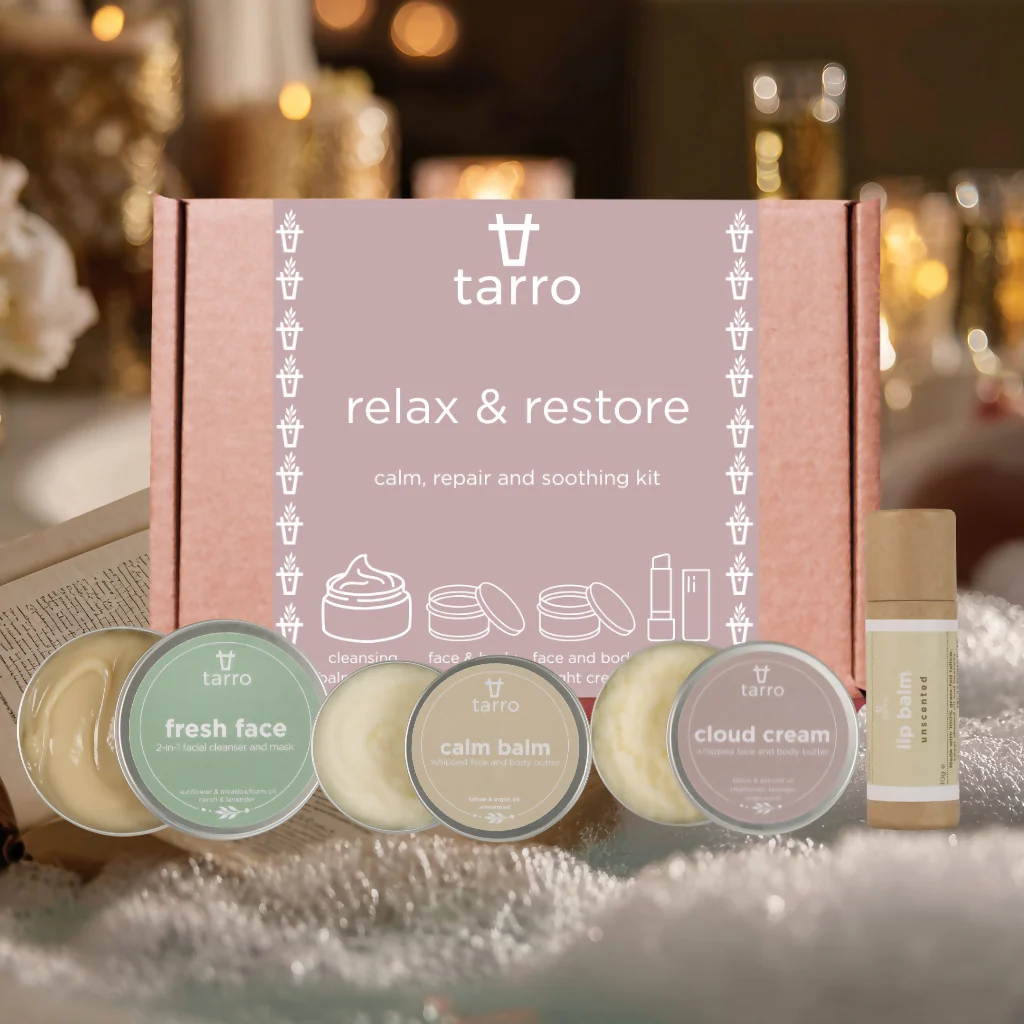 Tarro Relax and Restore Tallow Skincare Gift Set