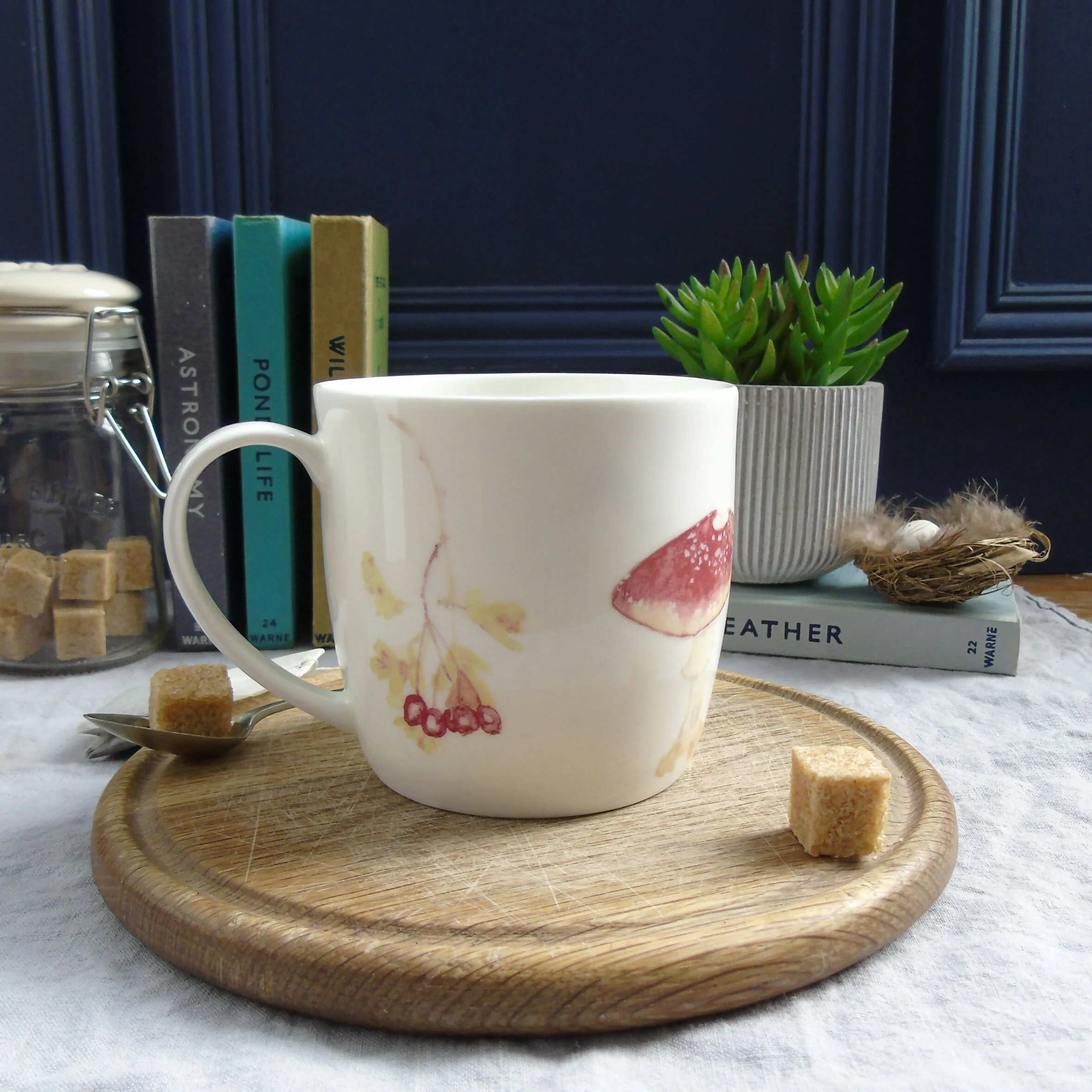 Tawny Owl and Ivy Berries Mug - Image 3
