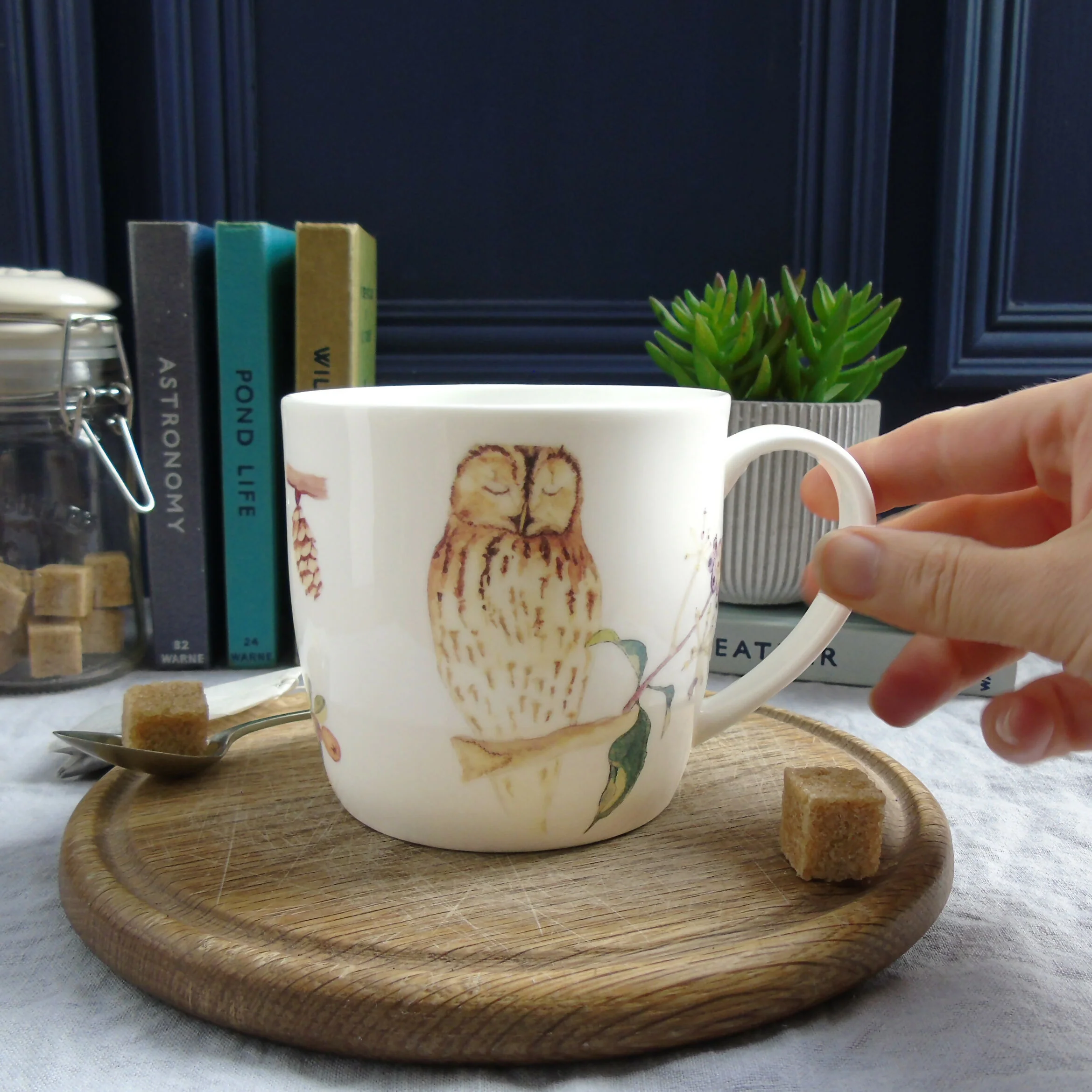 Tawny Owl and Ivy Berries Mug - Image 4