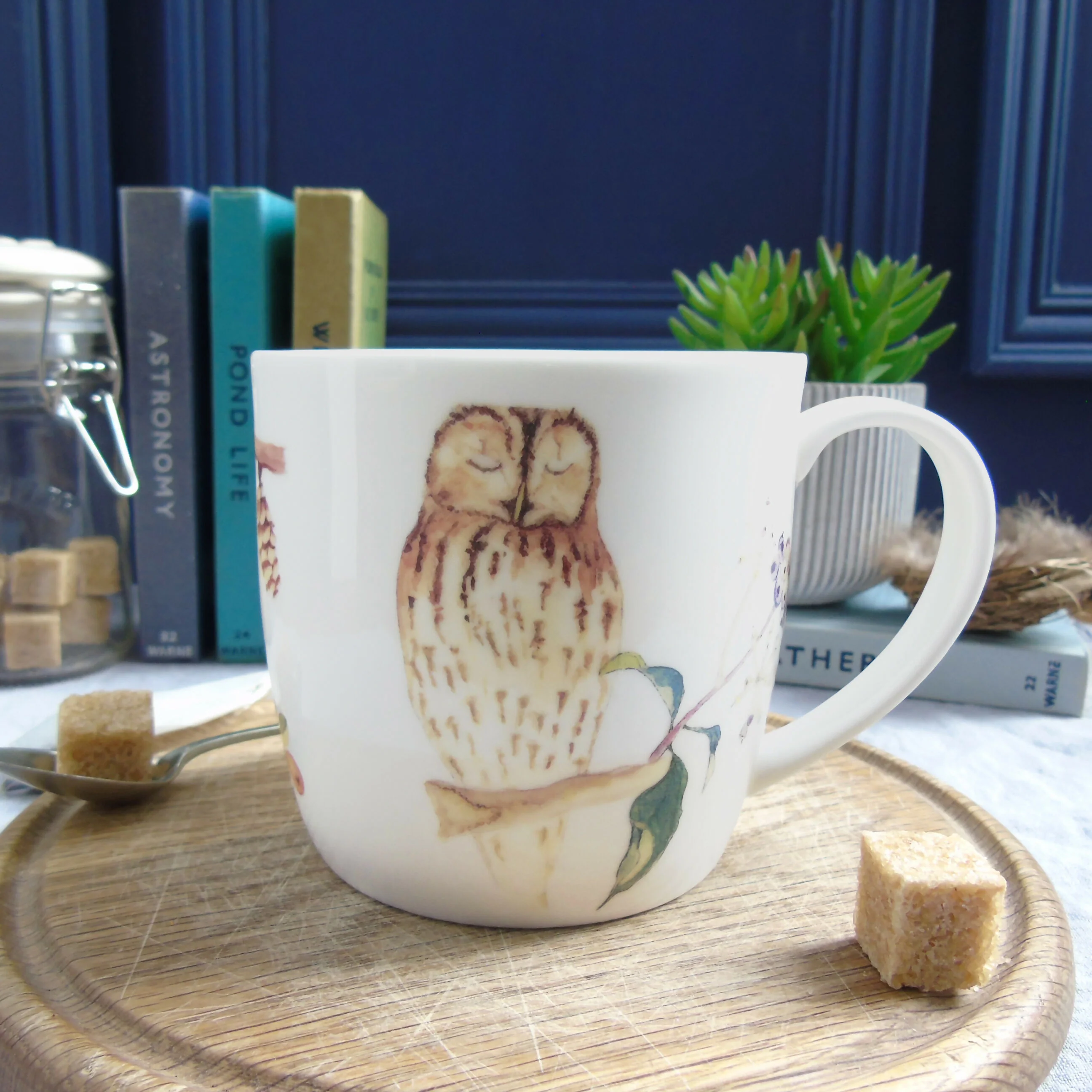 Tawny Owl and Ivy Berries Mug - Image 6