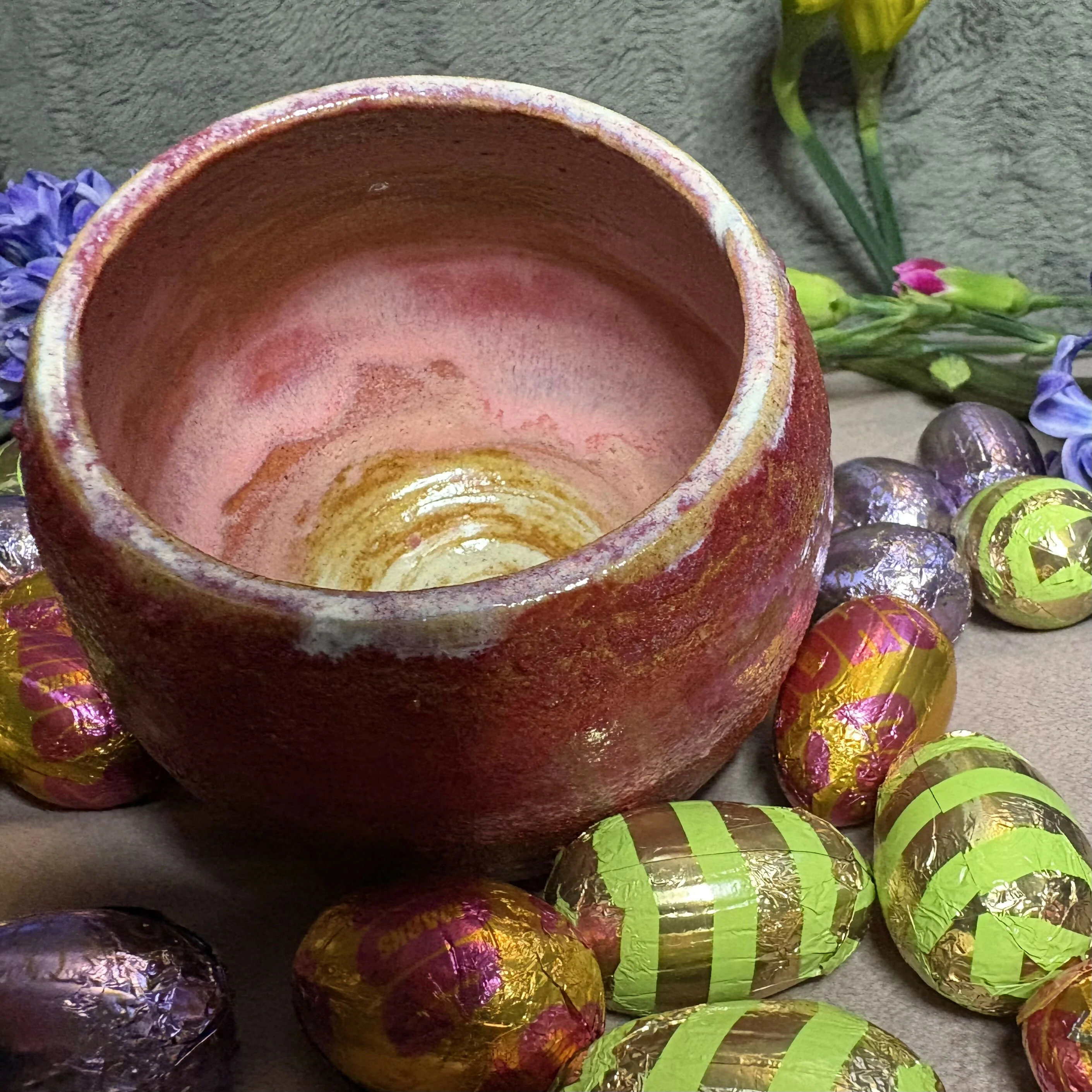 Textured Sunset Bowl - Image 4