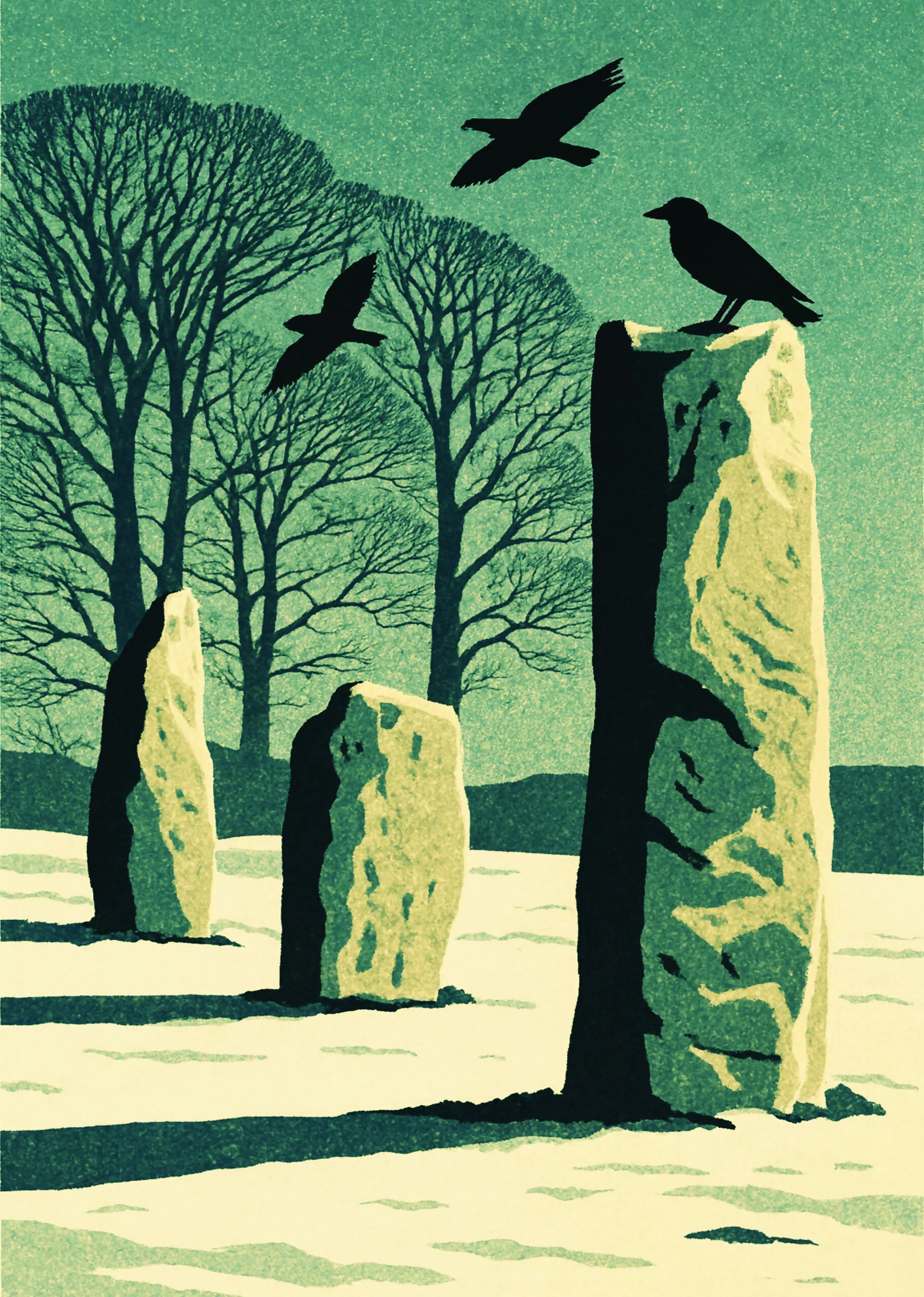The Avebury Ring Greetings Card