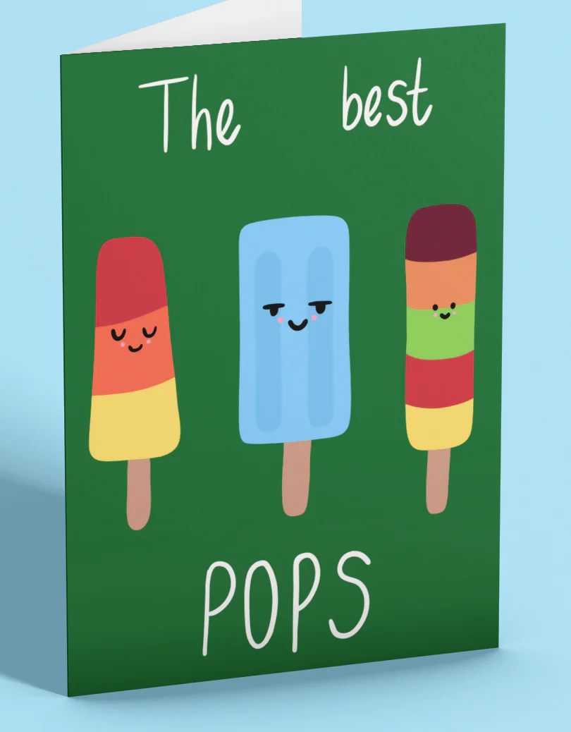The Best Pops Father’s Day Card