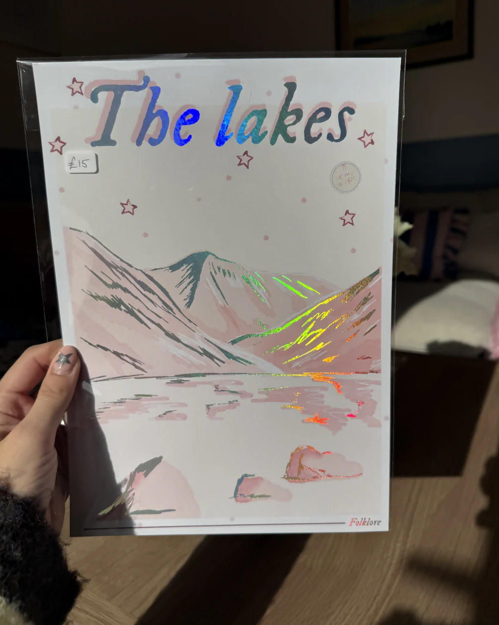 The Lakes Inspired Lyric Print - Image 2