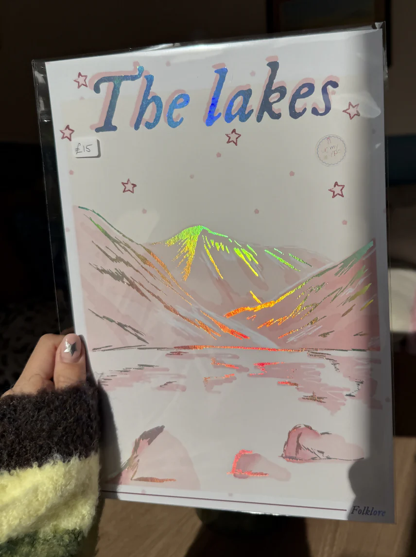 The Lakes Inspired Lyric Print - Image 3