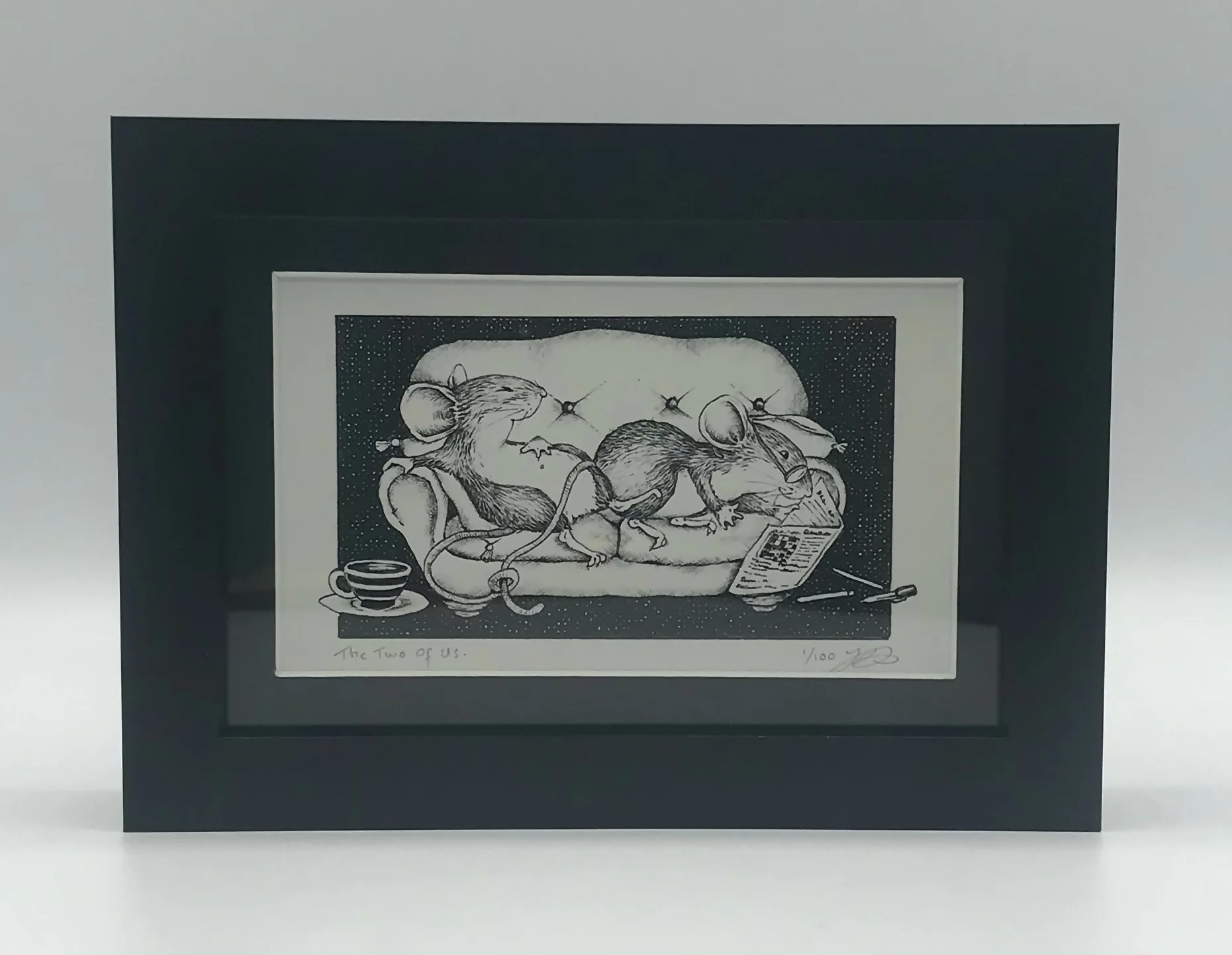 The Two Of Us - Framed Limited Edition Print by Jenny Davies