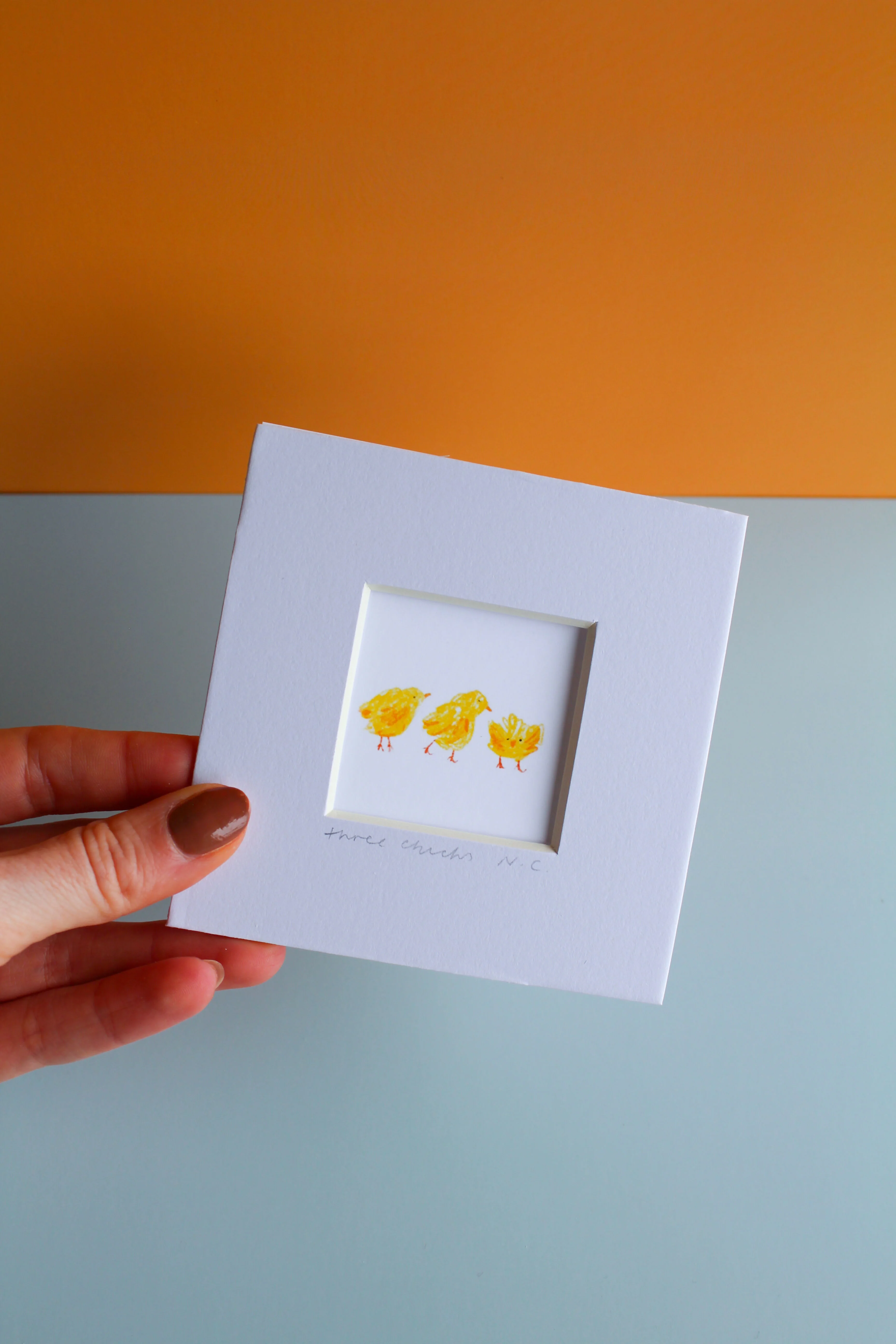 Three Chicks Mini Print - Image 3