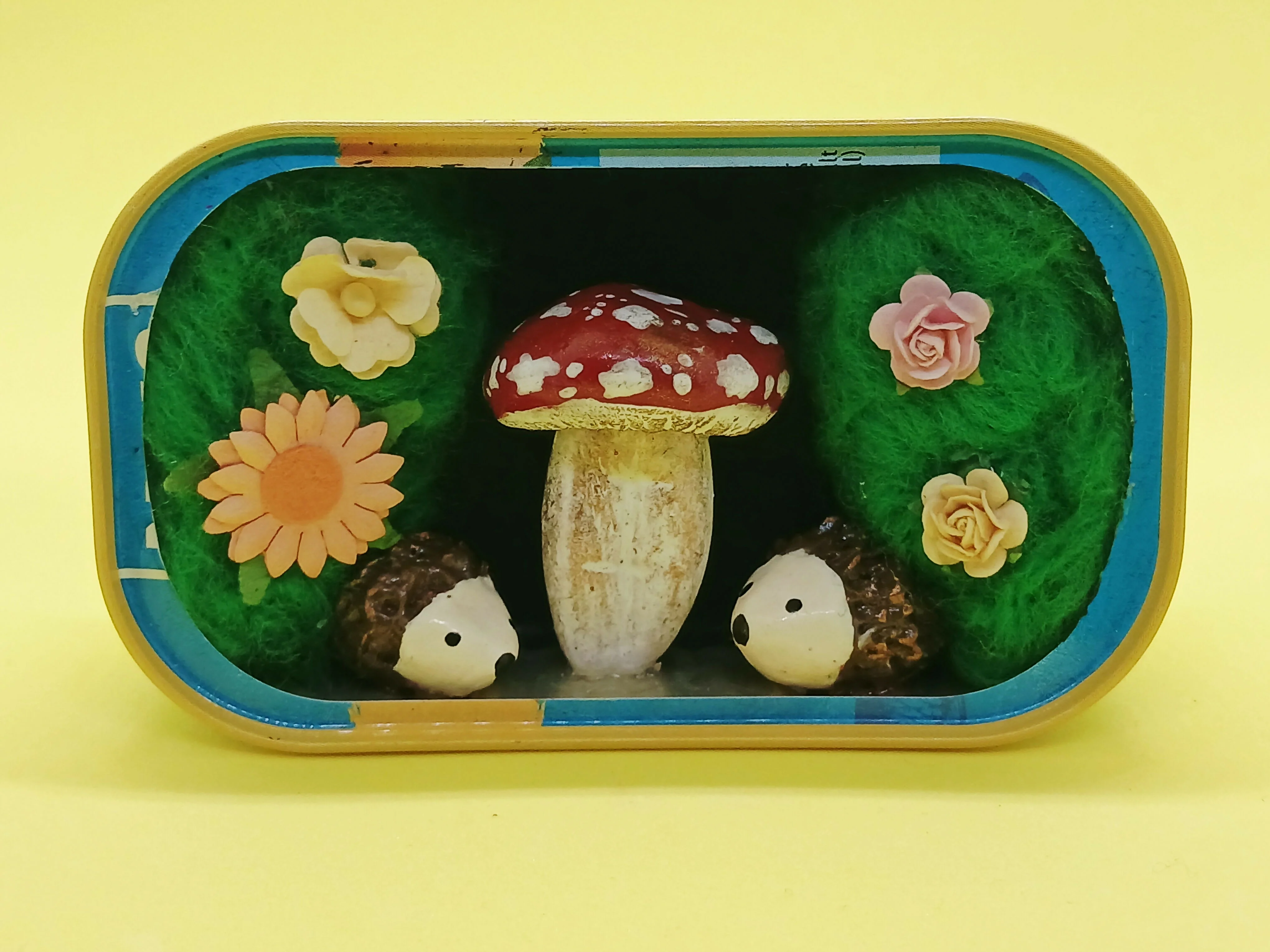Toadstool and Hedgehog Desk Pet/Buddy - Image 2