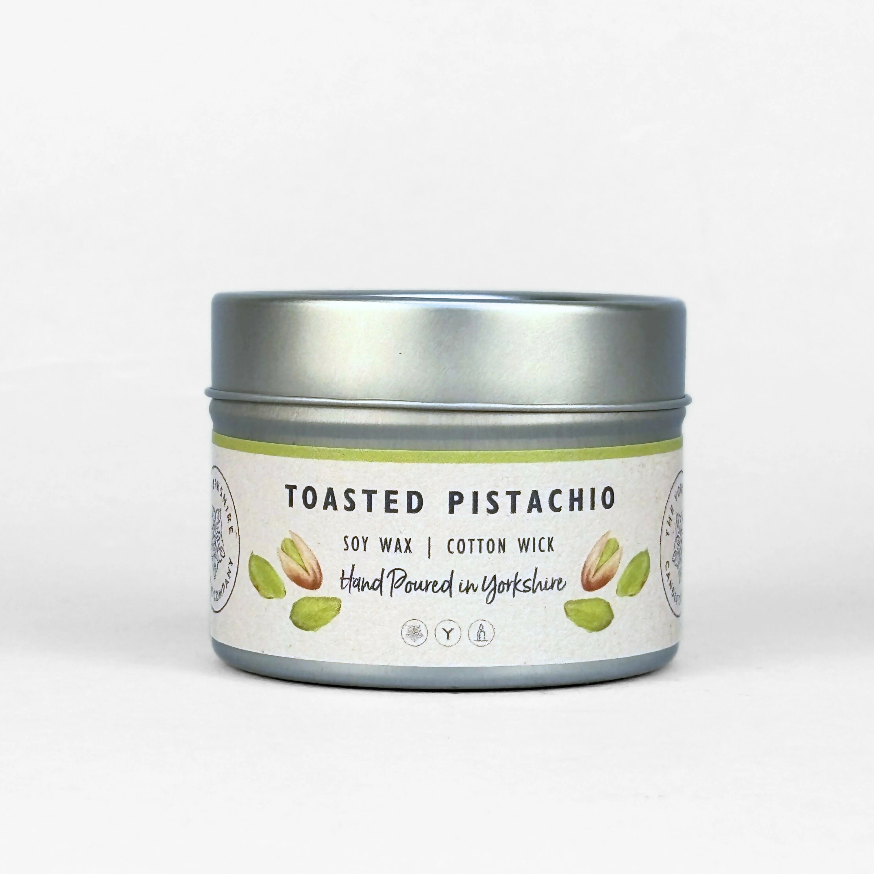 Toasted Pistachio Small Tin Candle - 100ml