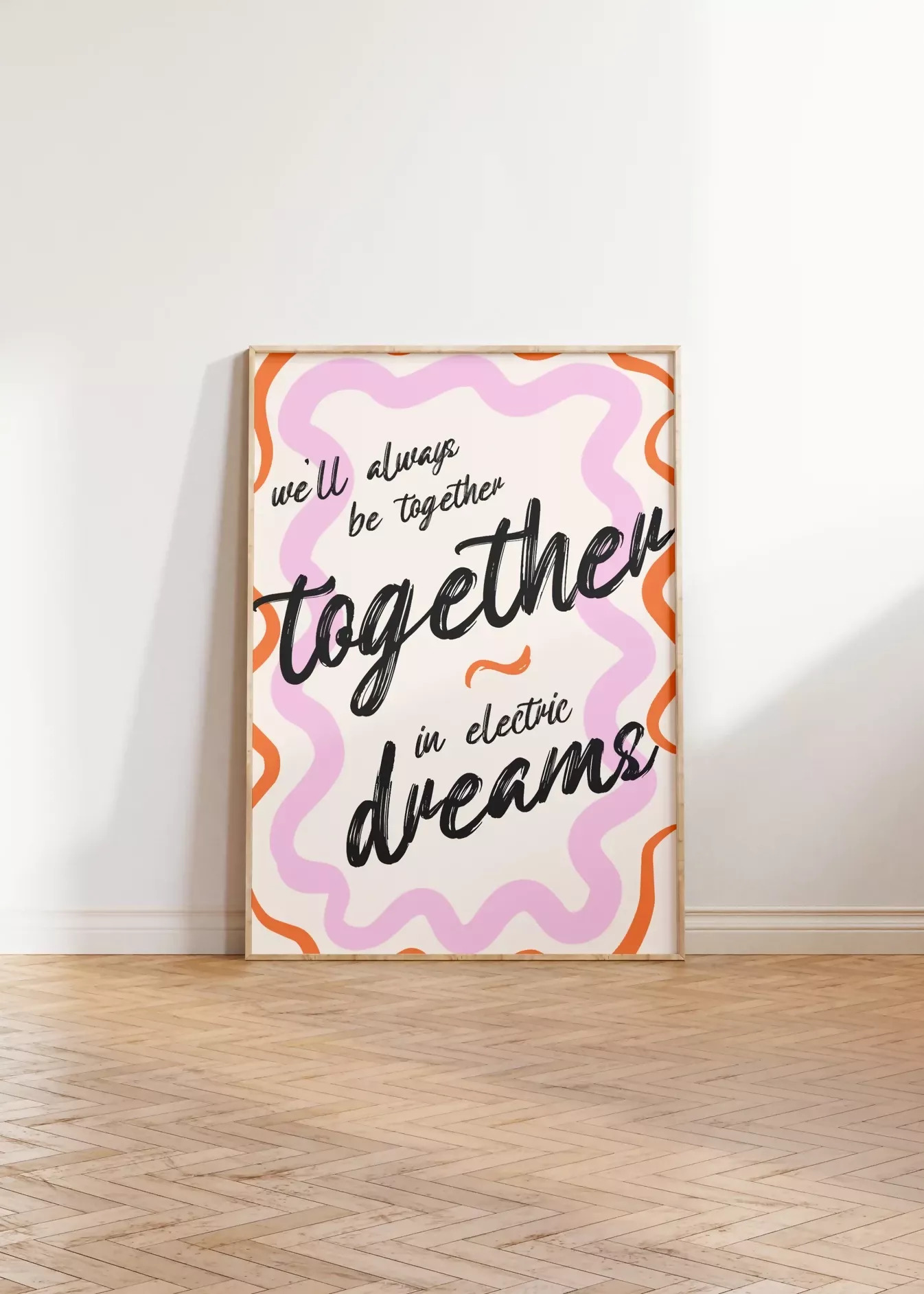 TOGETHER IN ELECTRIC DREAMS WALL ART PRINT - Image 4