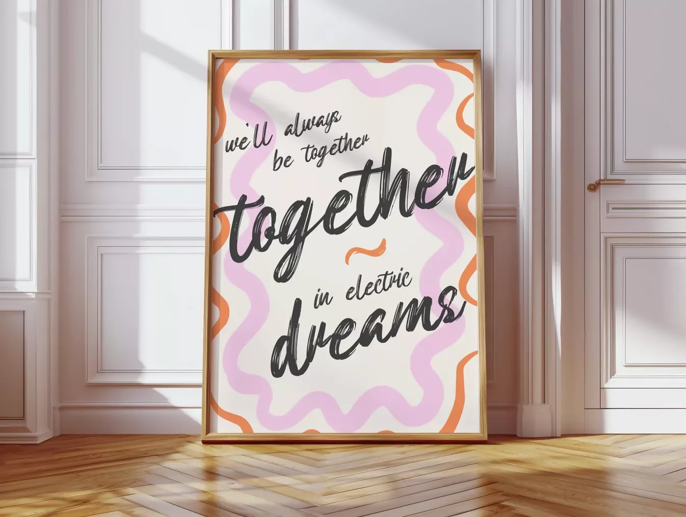 TOGETHER IN ELECTRIC DREAMS WALL ART PRINT - Image 5