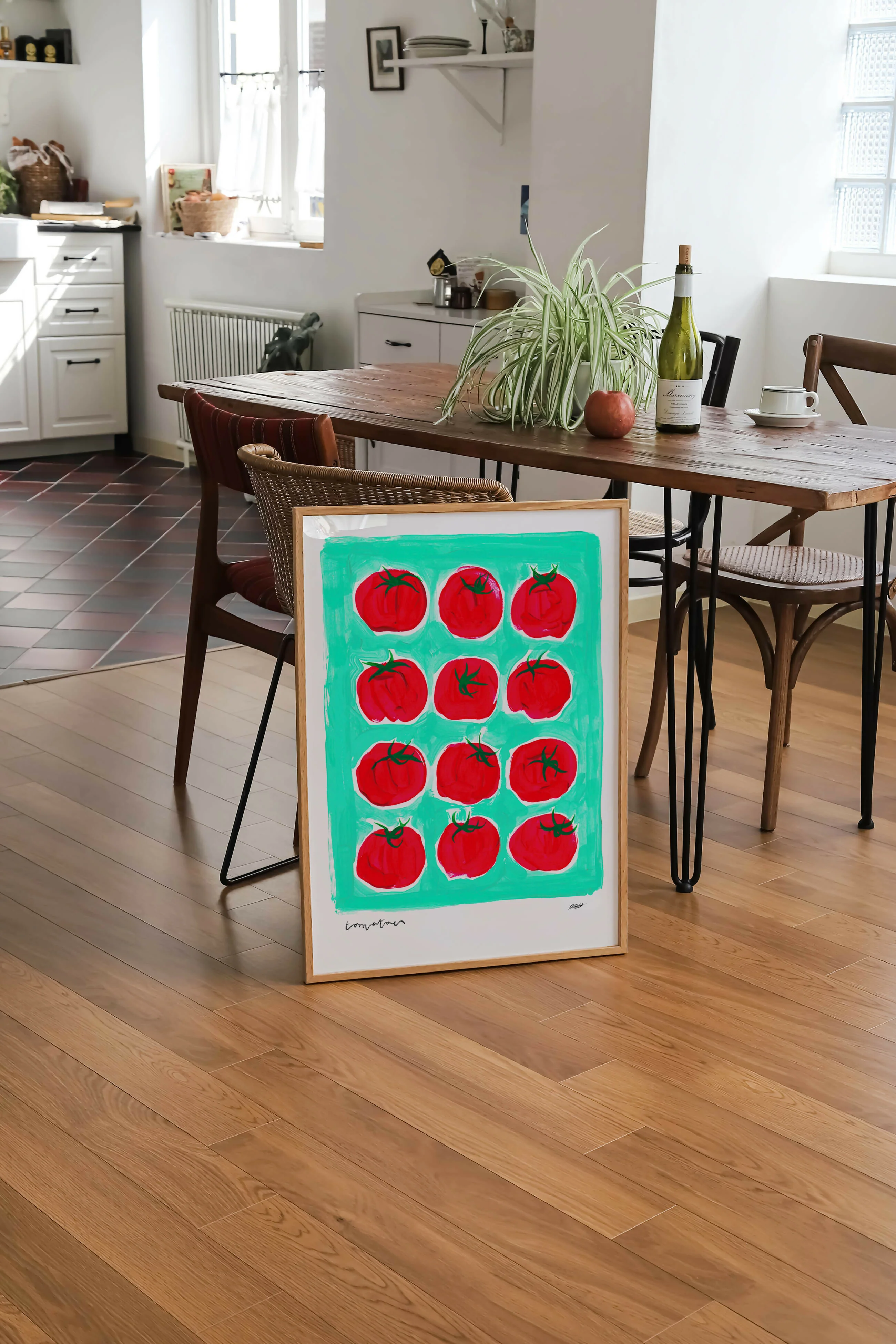 Tomatoes Hand Painted Art Print - Image 5