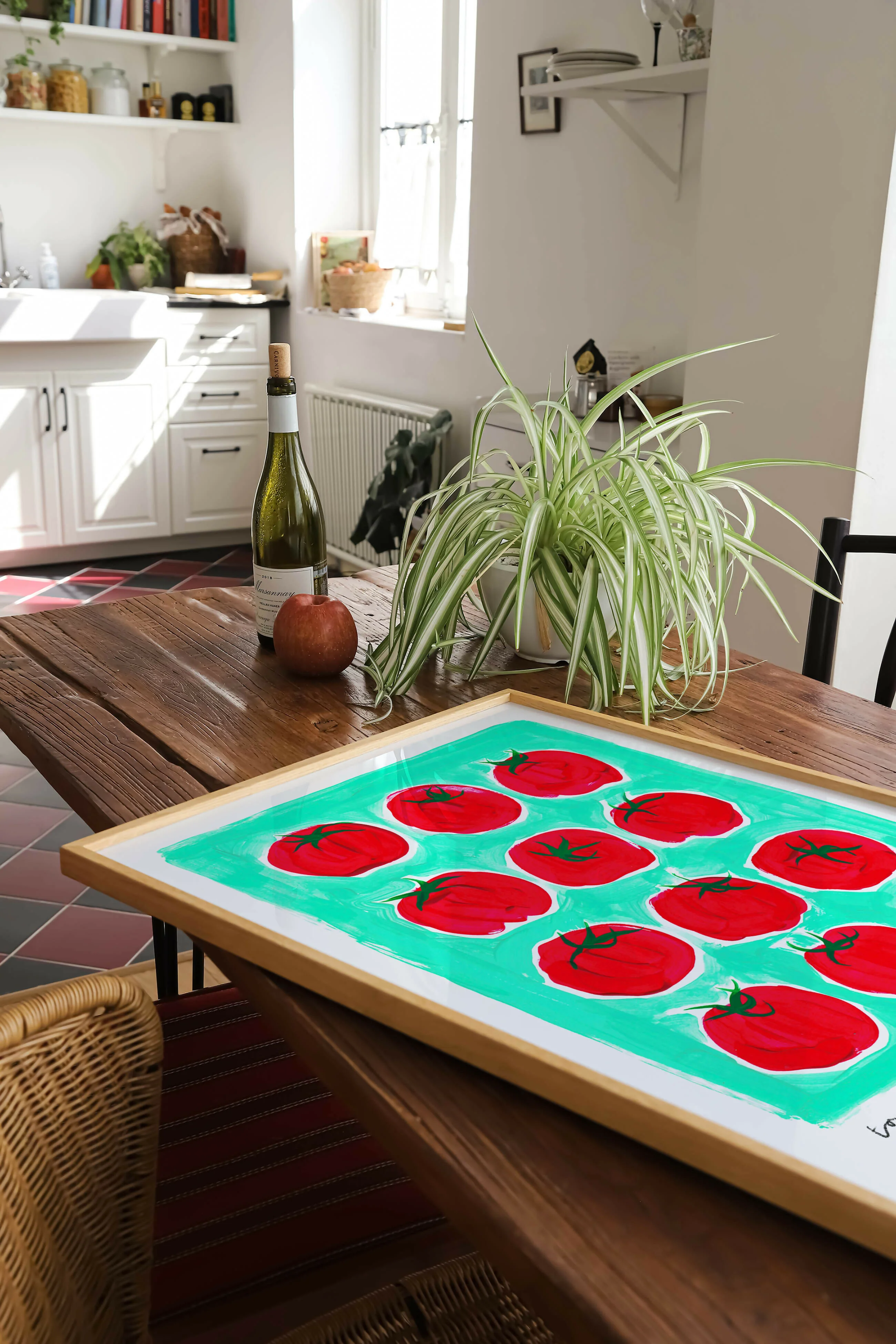 Tomatoes Hand Painted Art Print - Image 6