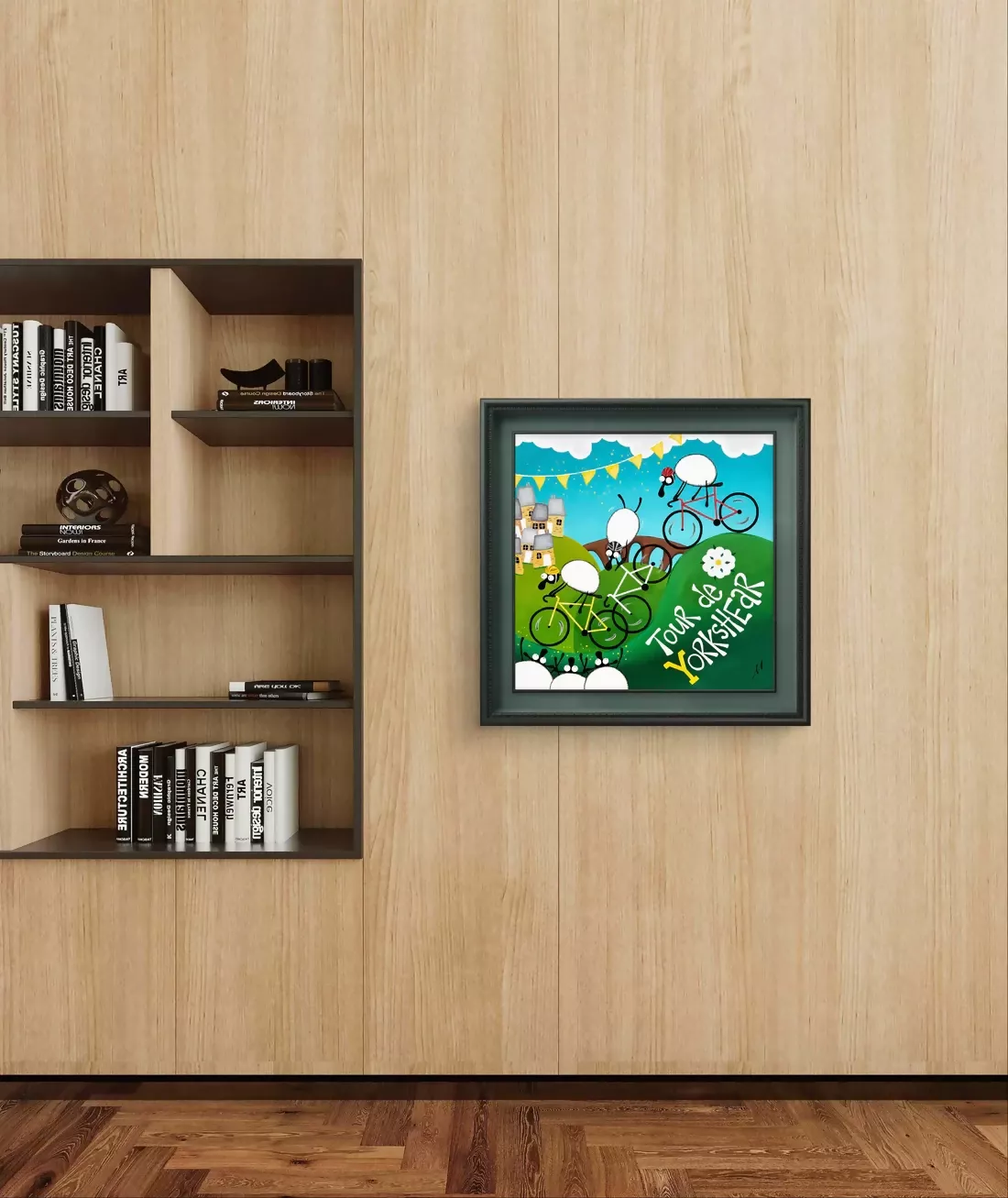 Tour de Yorkshear Framed Original Painting - Image 5
