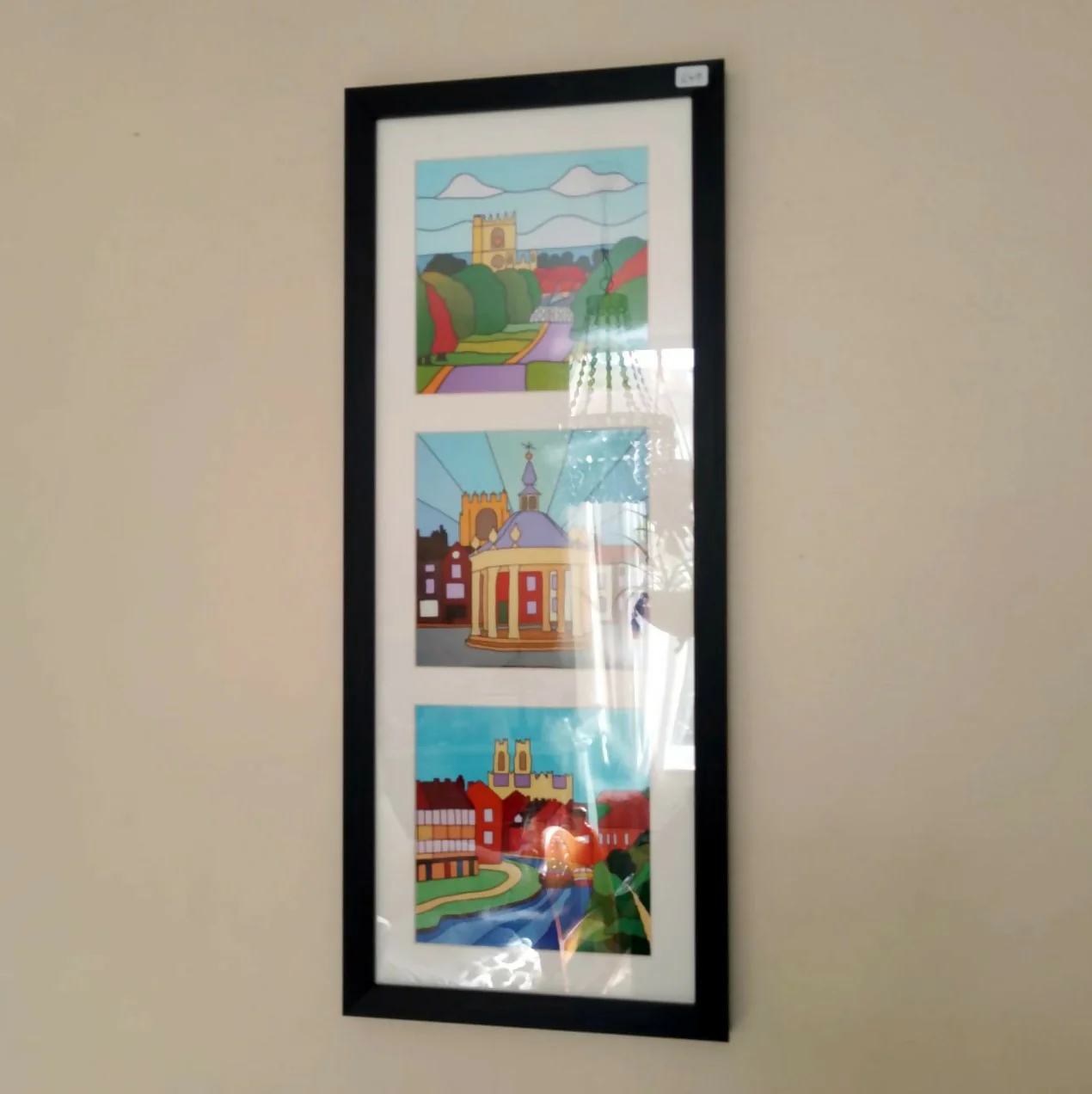 Triple Beverley Vertical Framed Prints - Image 2