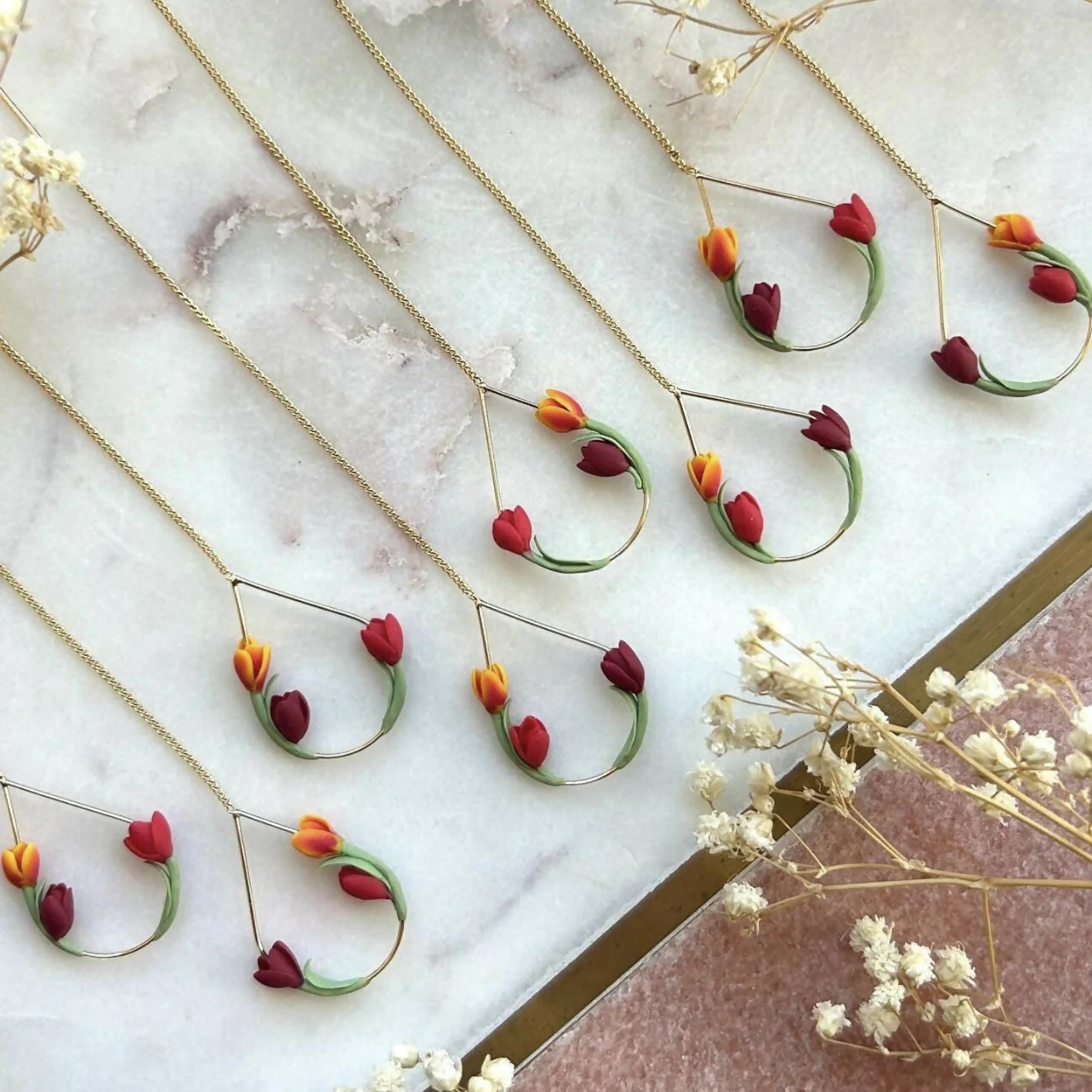 Tulip Threader Earrings - Image 3