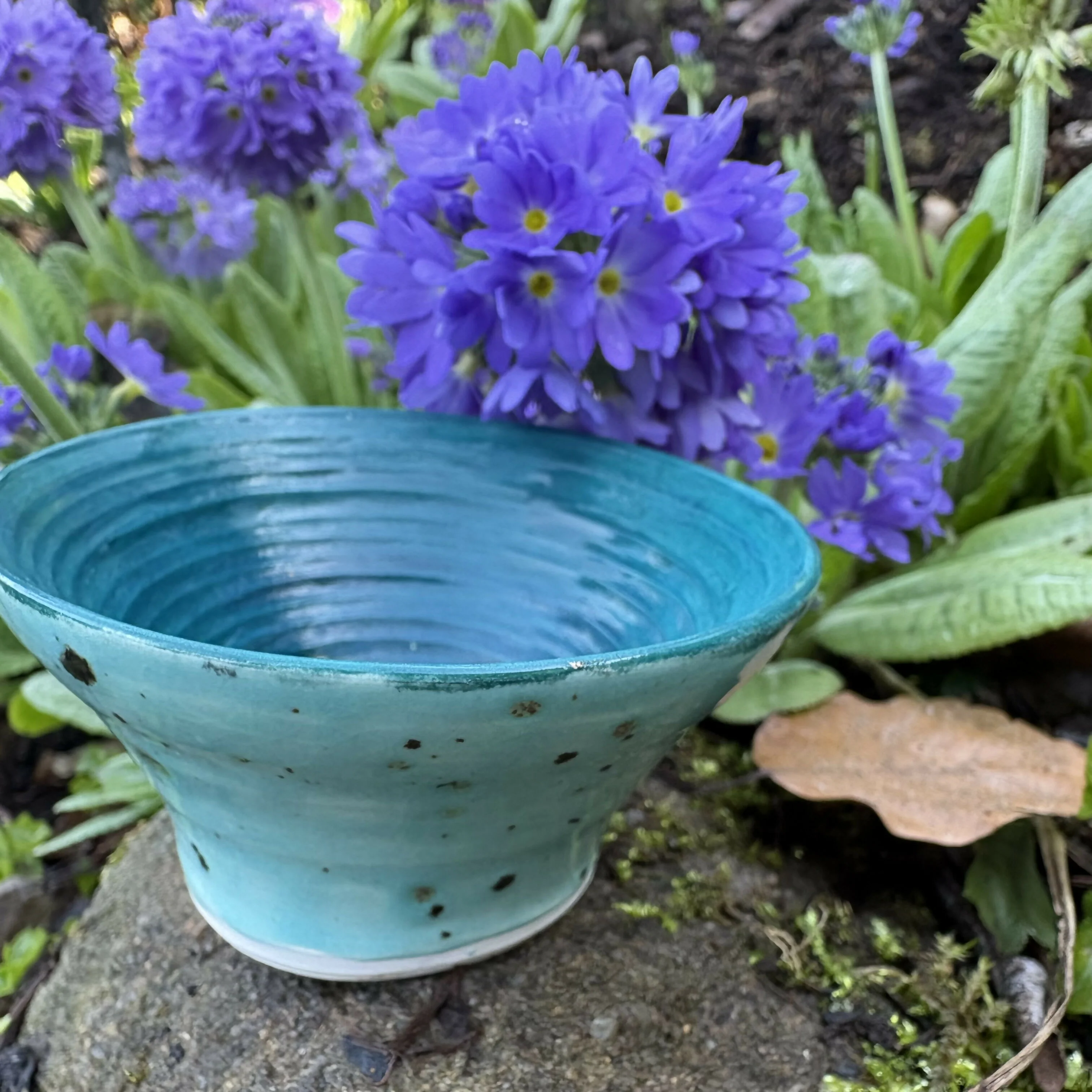 Turquoise Speckled Bowl - Image 3