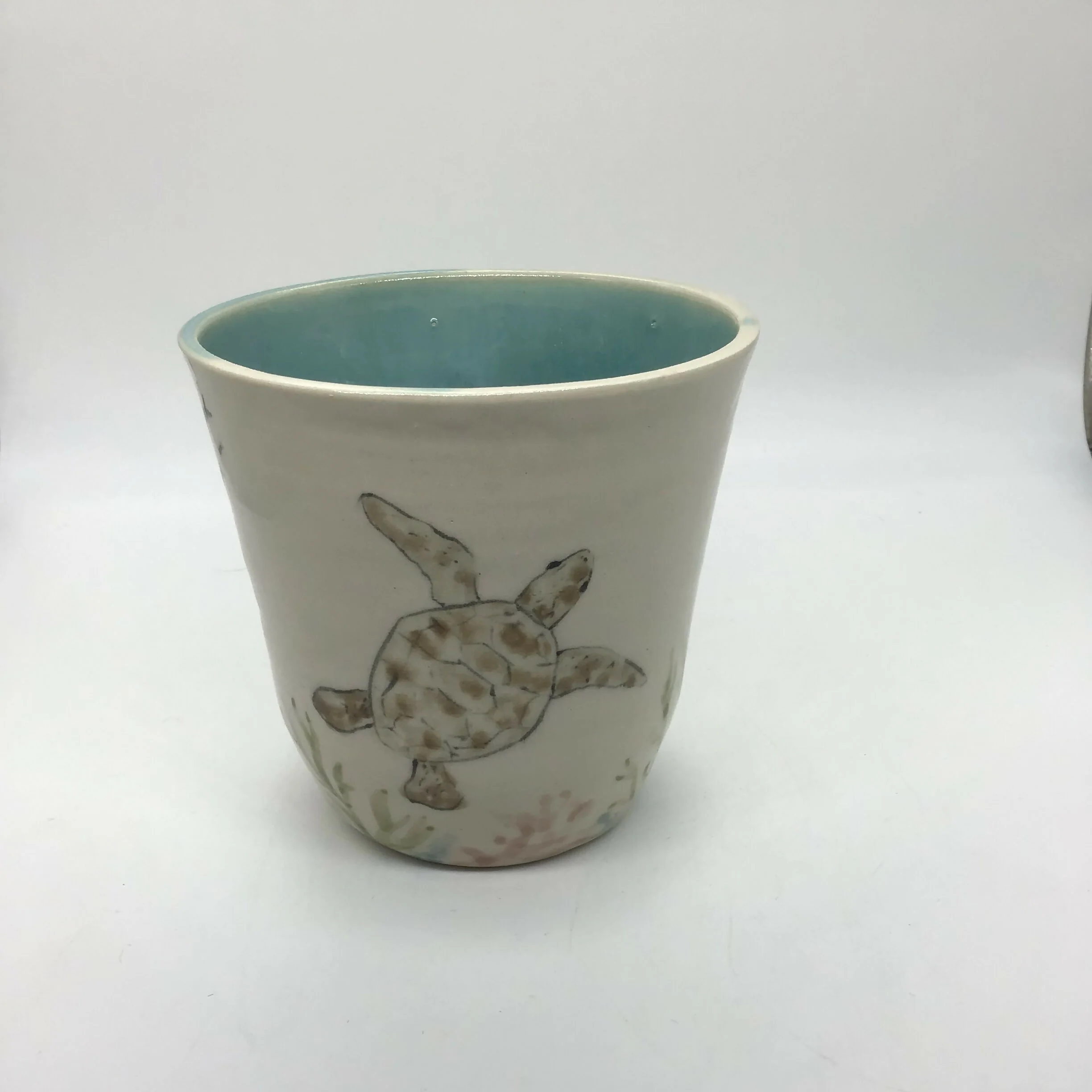 Under The Sea Handpainted Pot