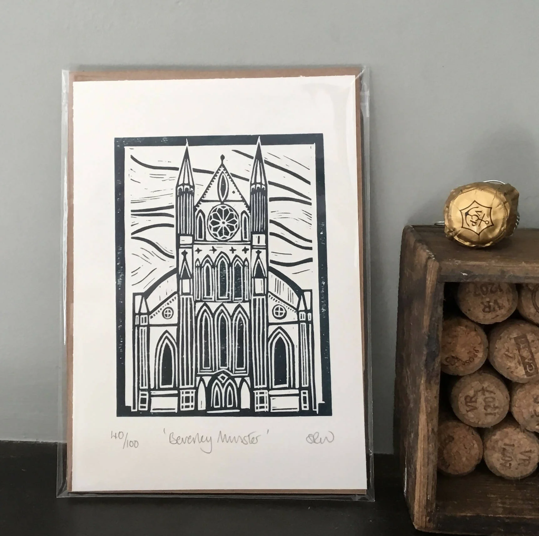 Unframed Limited Edition Lino Cut Prints - 3 - Image 30