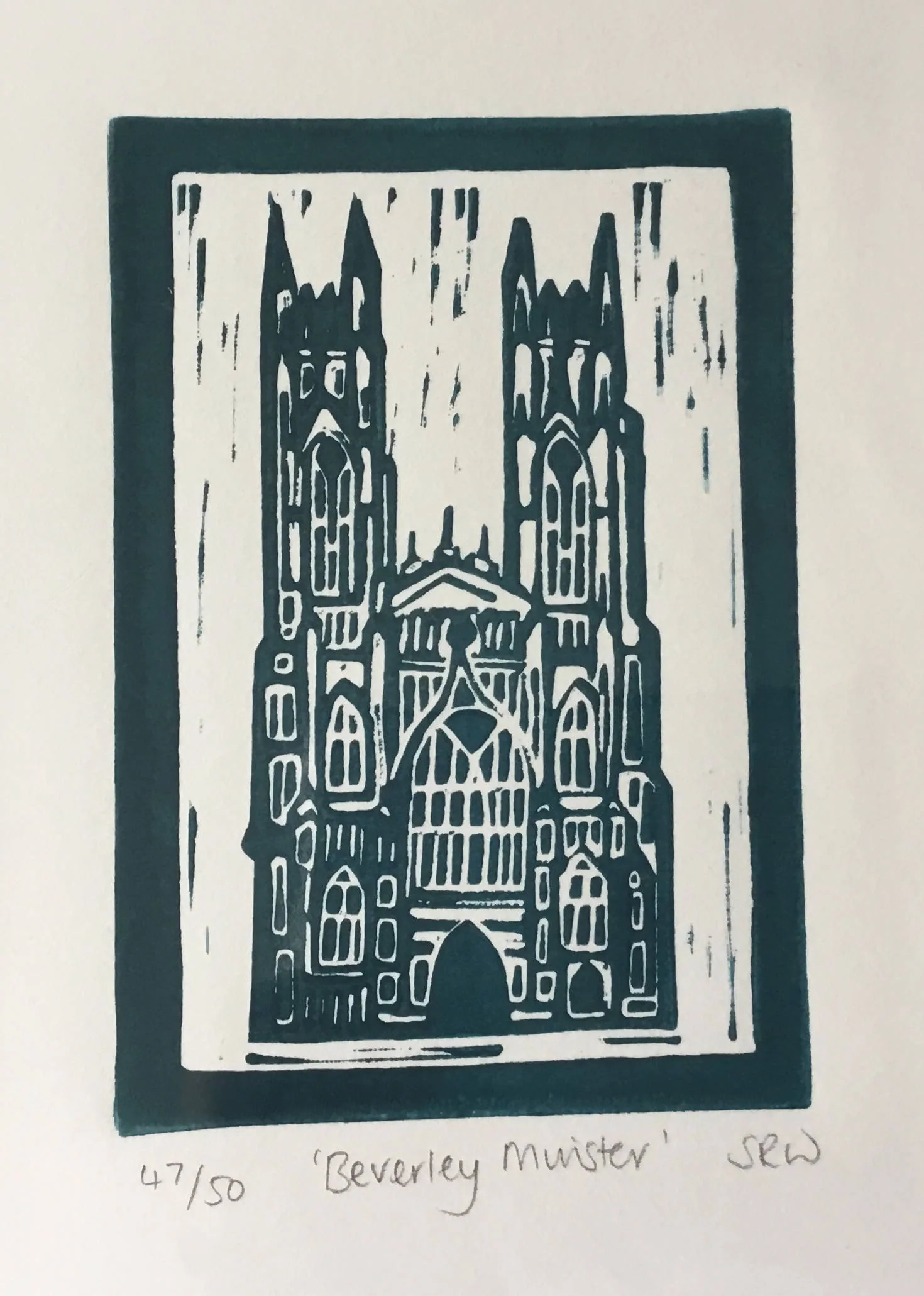 Unframed Limited Edition Lino Cut Prints - 2 - Assorted - Image 16