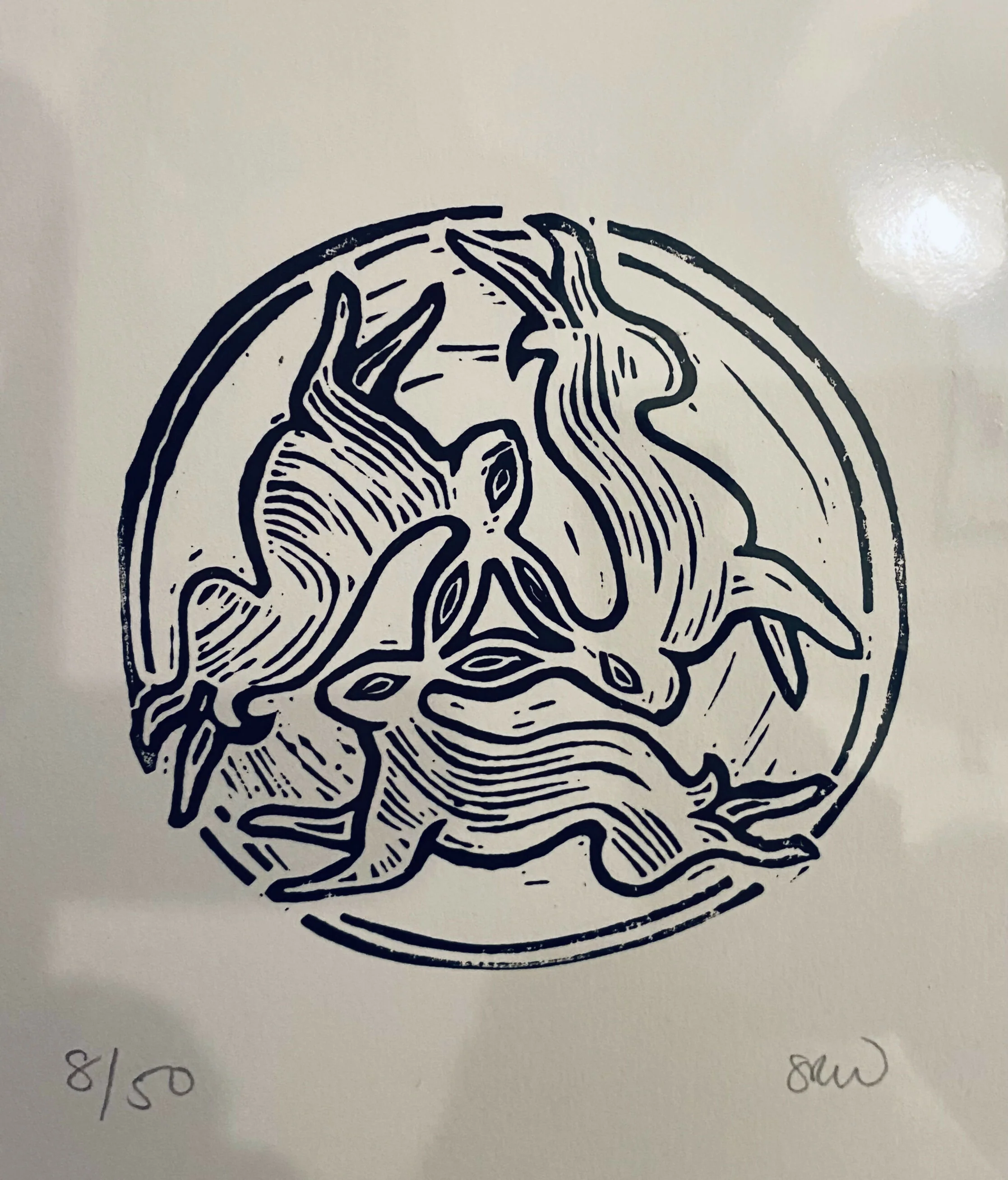 Unframed Lino Cut Prints 5 - Image 6