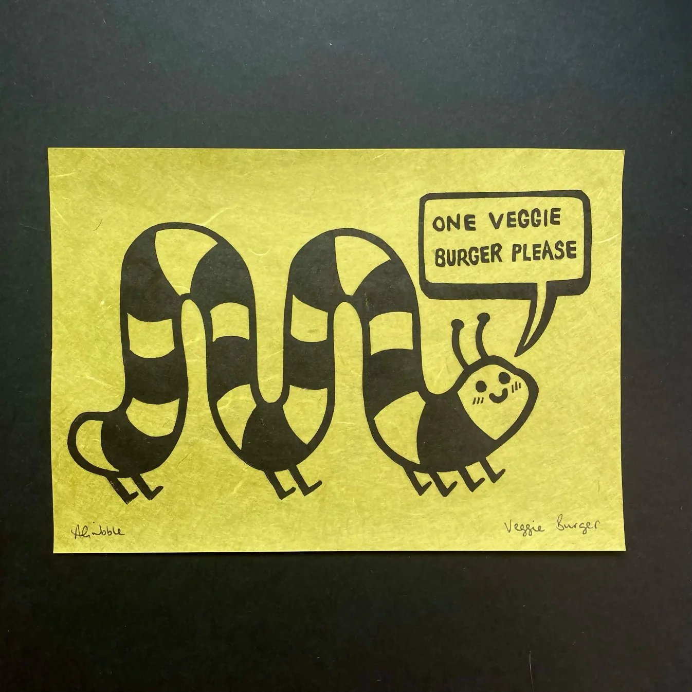 Veggie Burger Print