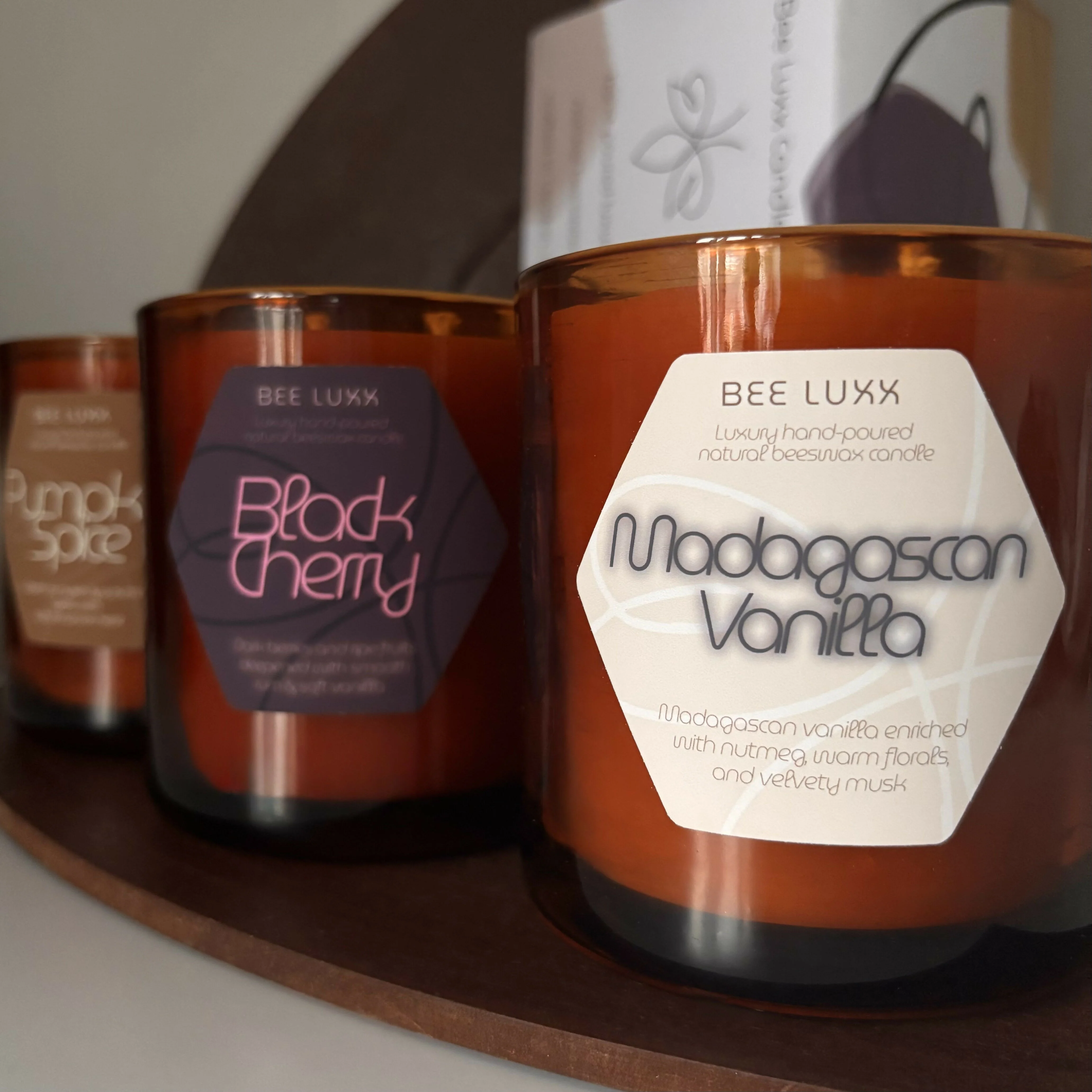 Velvet Rose - Scented 100% Beeswax Candle - Image 6