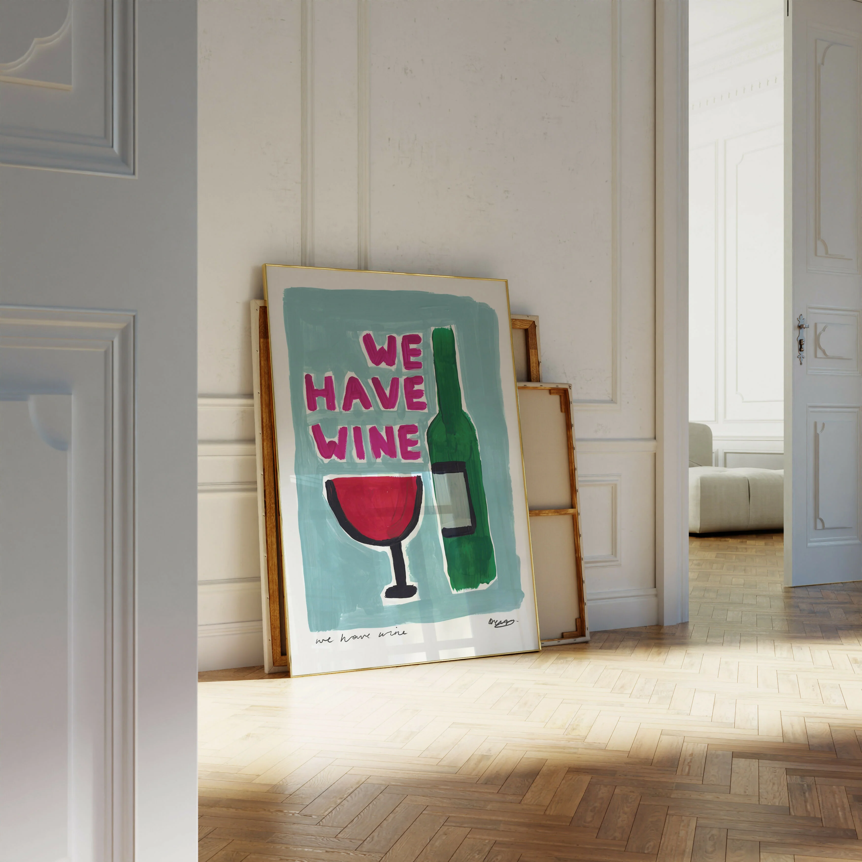 We Have Wine Art Print - Image 3