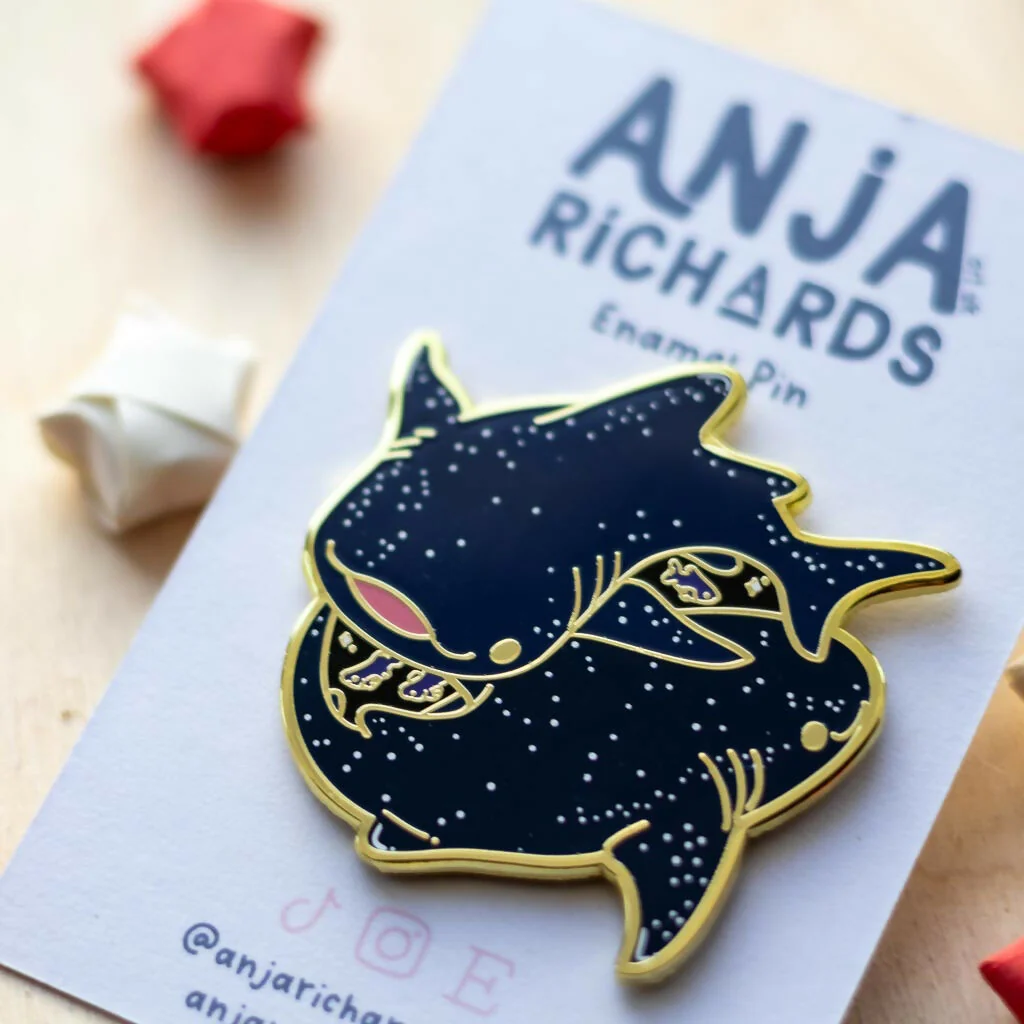 Whale Shark Enamel Pin - Image 3