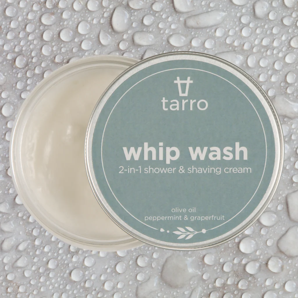 Whip Wash - Plant-based Shower and Shaving Butter with Olive, Peppermint and Grapefruit Oils