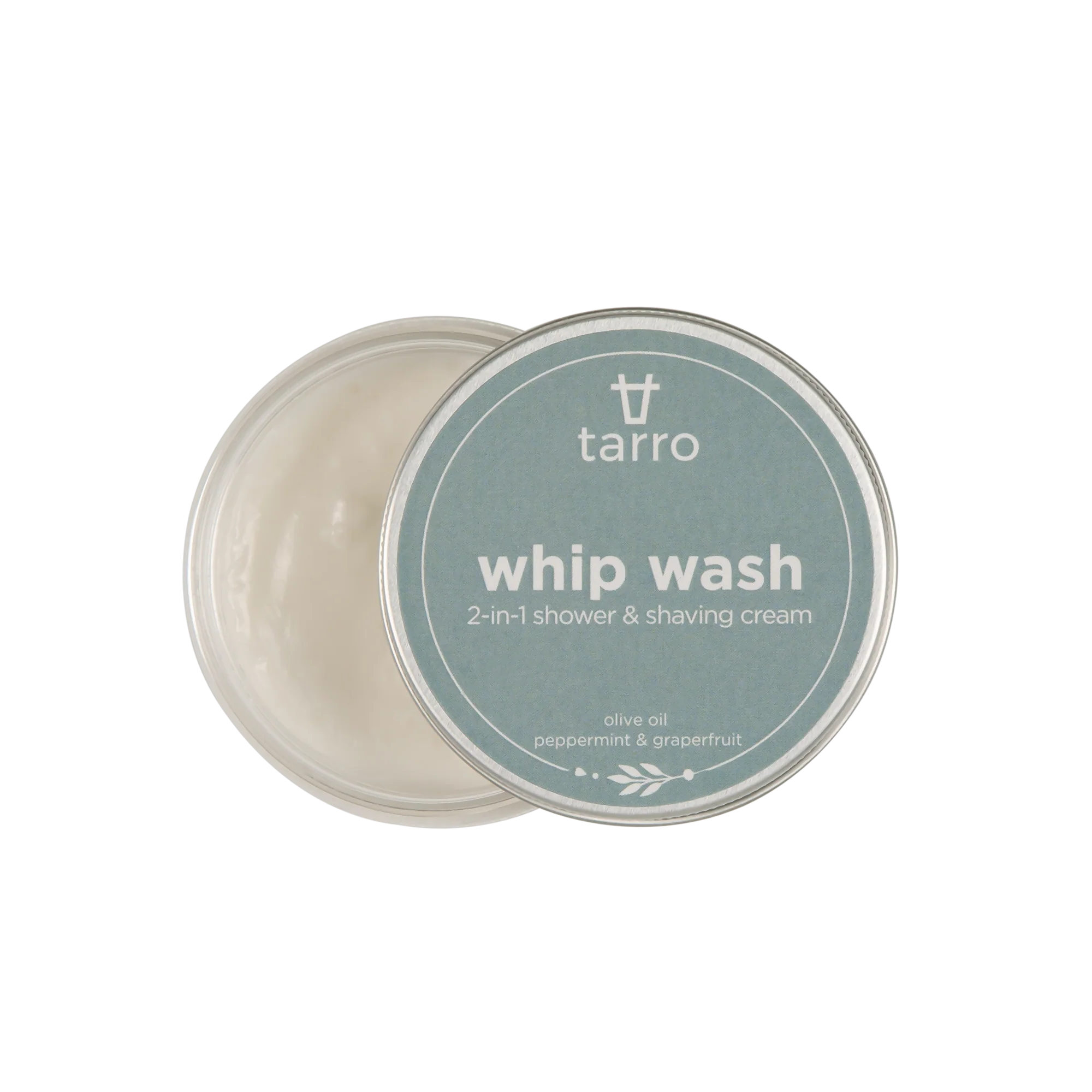 Whip Wash - Plant-based Shower and Shaving Butter with Olive, Peppermint and Grapefruit Oils - Image 2