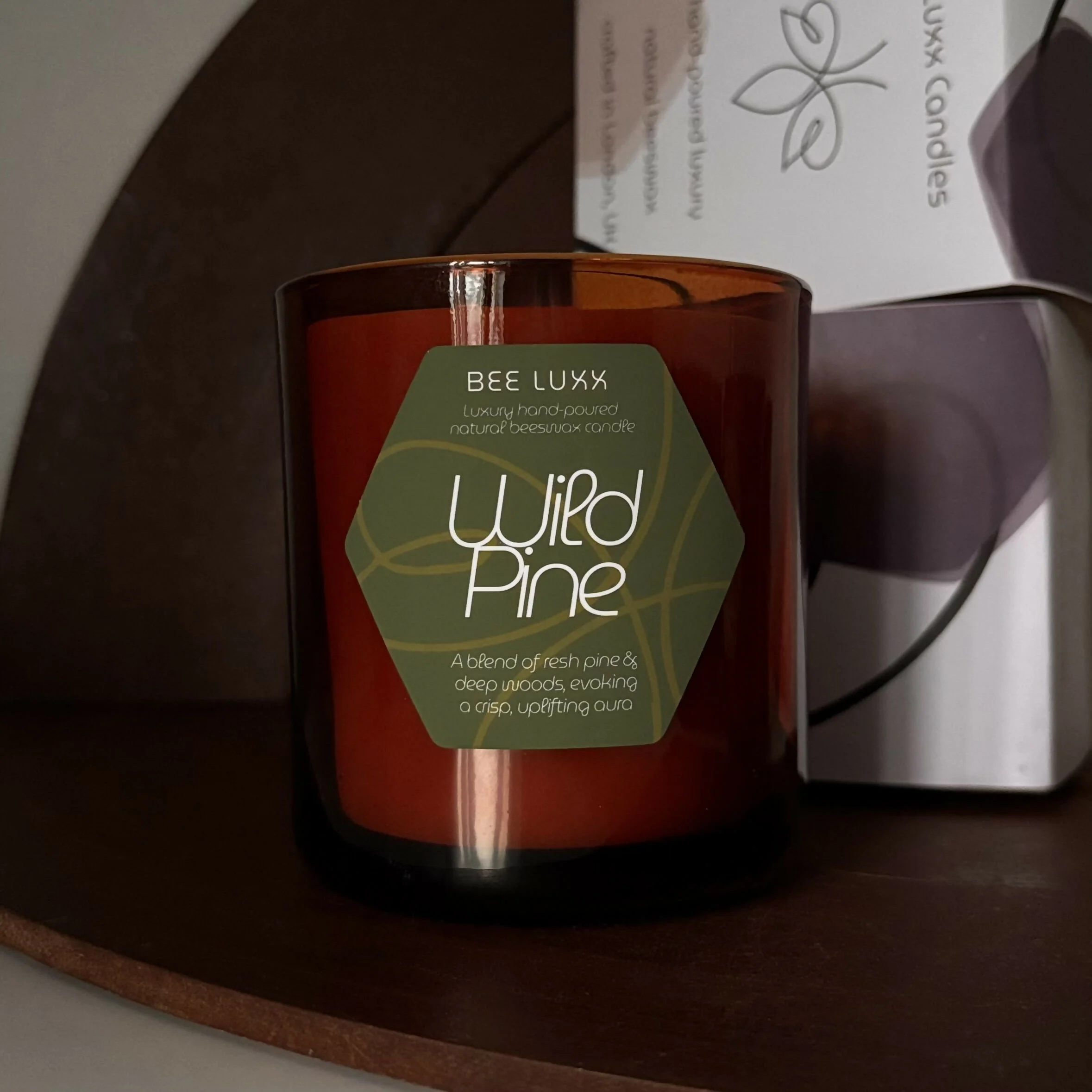 Wild Pine - Scented 100% Beeswax Candle - Image 8