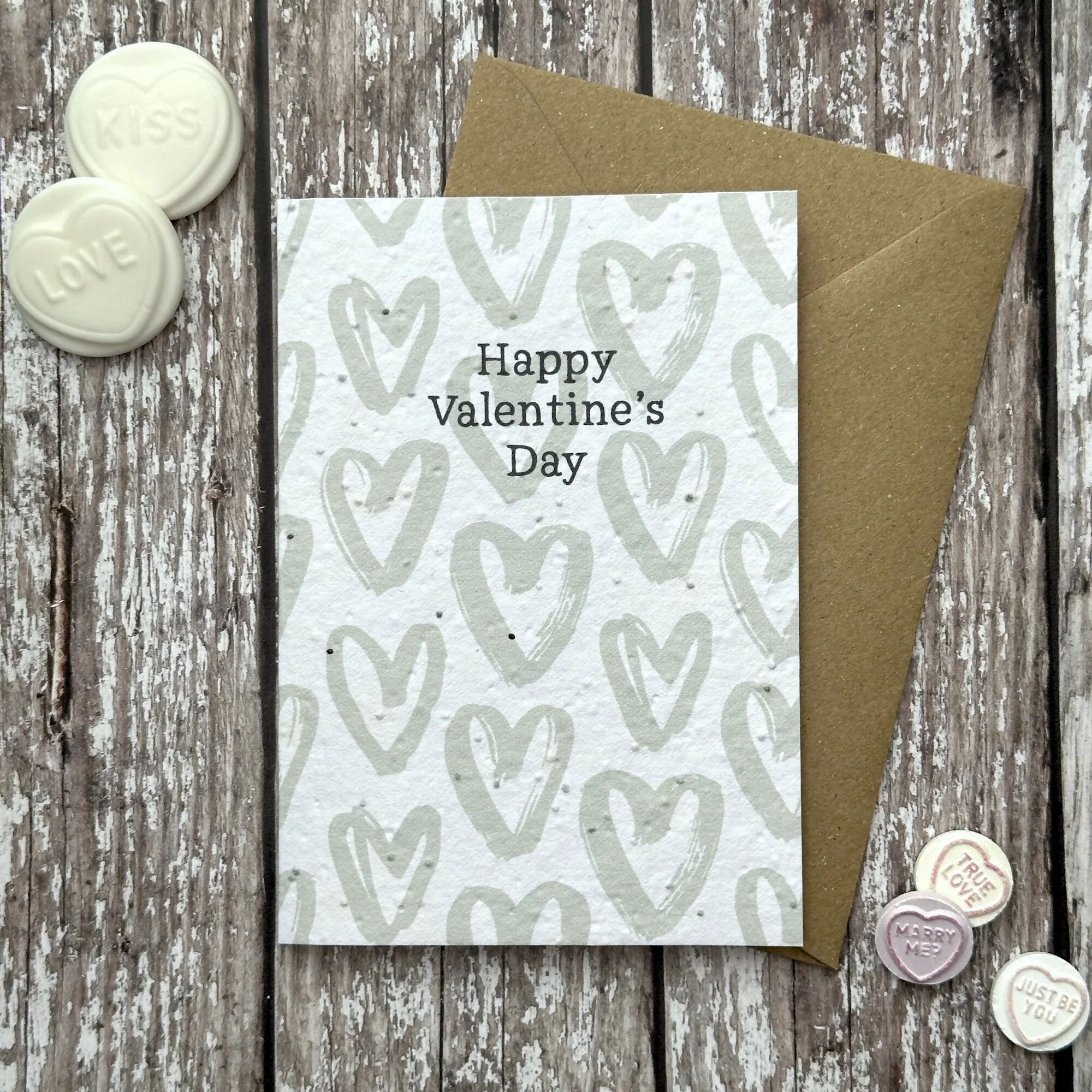 Wildflower Valentines Day Card