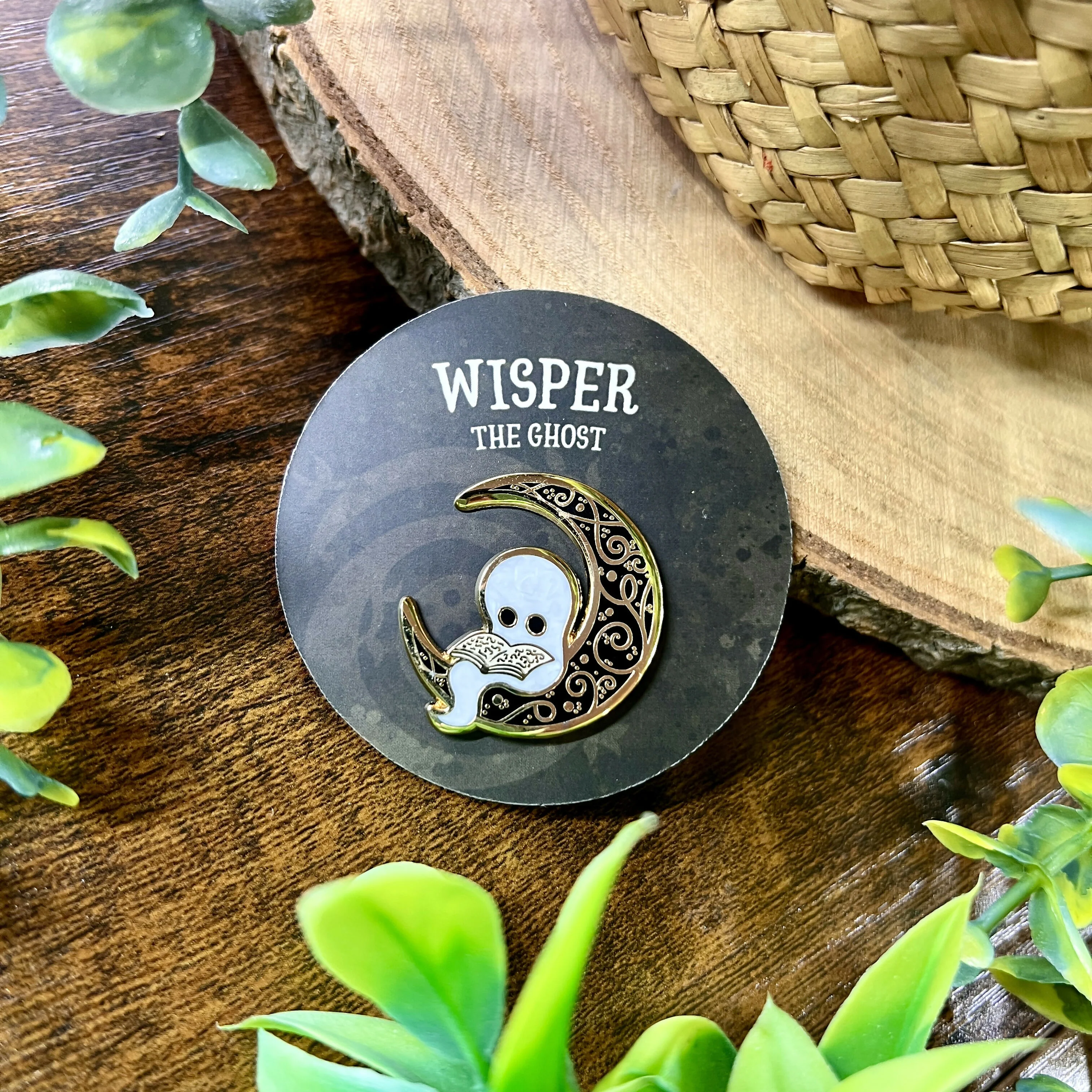 Wisper the Ghost Enamel Pin - Image 4