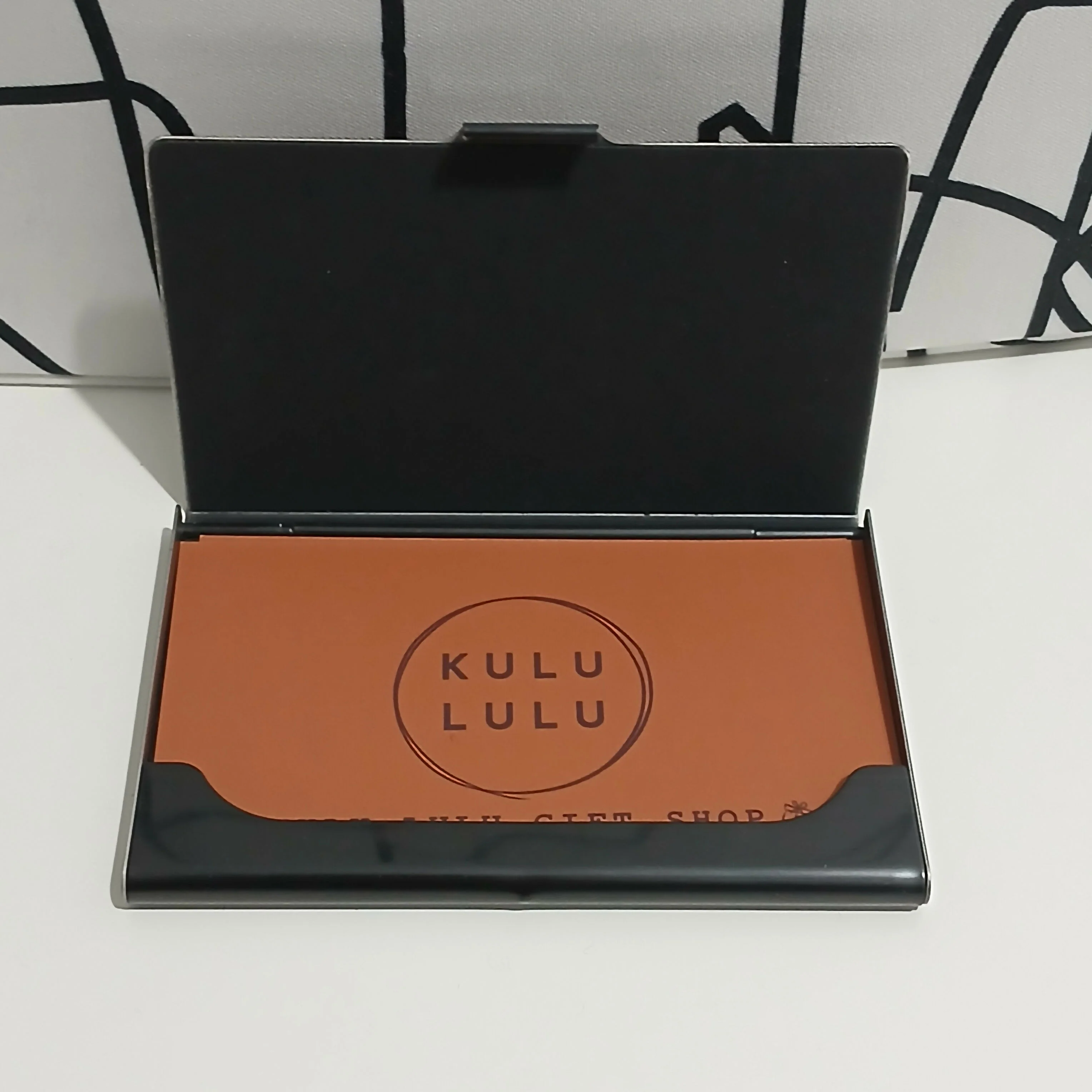 Wooden Business Card Box Follow your dreams - Image 2